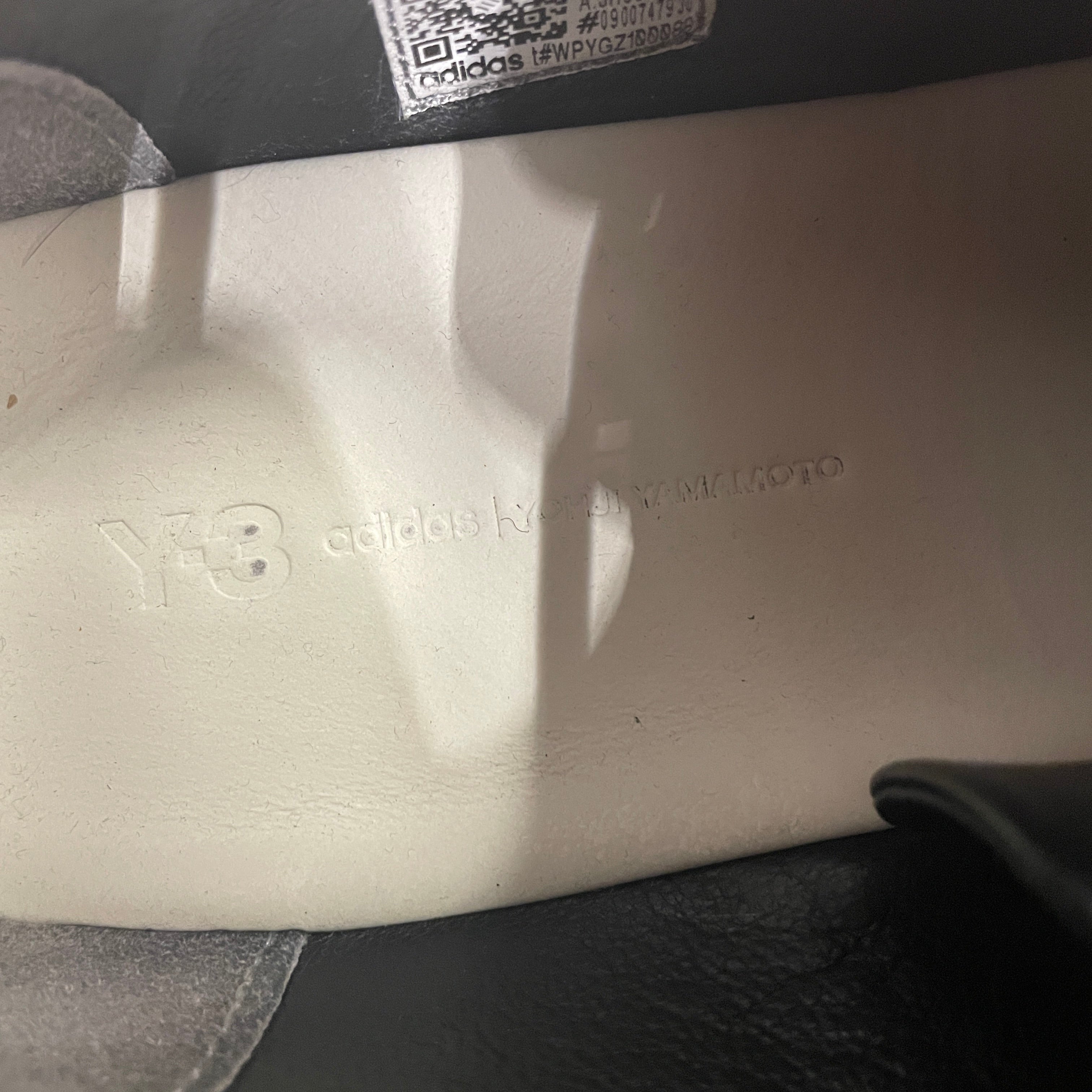 YOHJI YAMAMOTO/adidas/Low-Sneakers/US 11.5/Leather/BLK/REGU MARY view 3