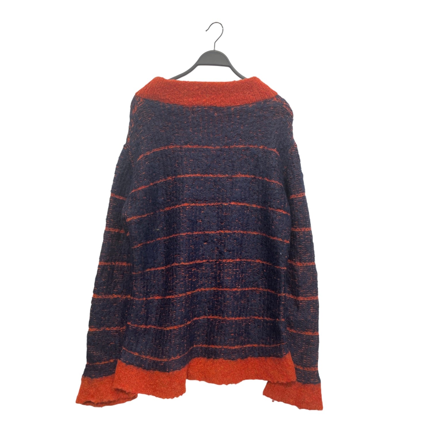 ECKHAUS LATTA/Heavy Sweater/OS/Stripe/Wool/MLT/EKHAUS WOOL ORG BLU TURTLENECK view 2