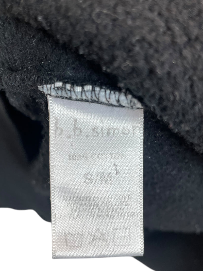 b.b.simon/Hoodie/S/Cotton/BLK/BBSIMON ON FRNT