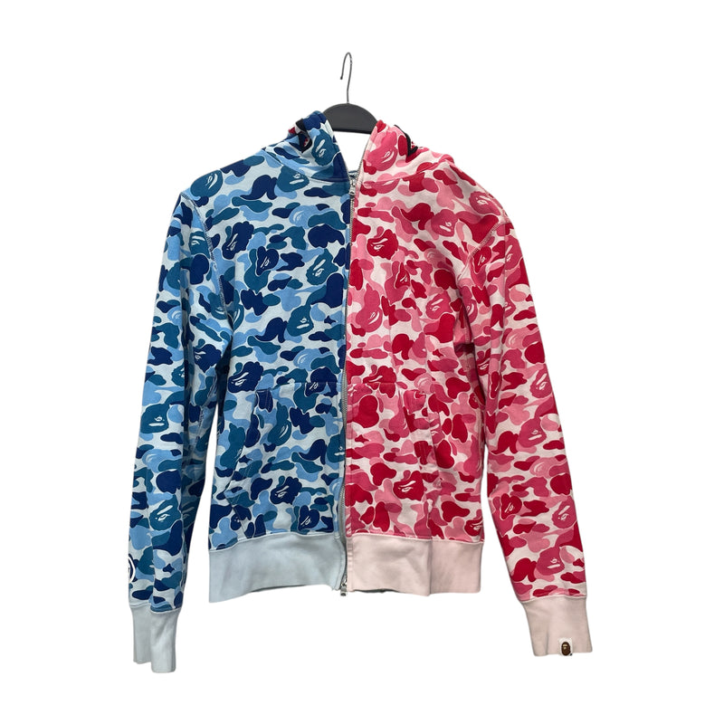 A BATHING APE/Zip Up Hoodie/M/Camouflage/Cotton/MLT/SPLIT SHARK HOODIE