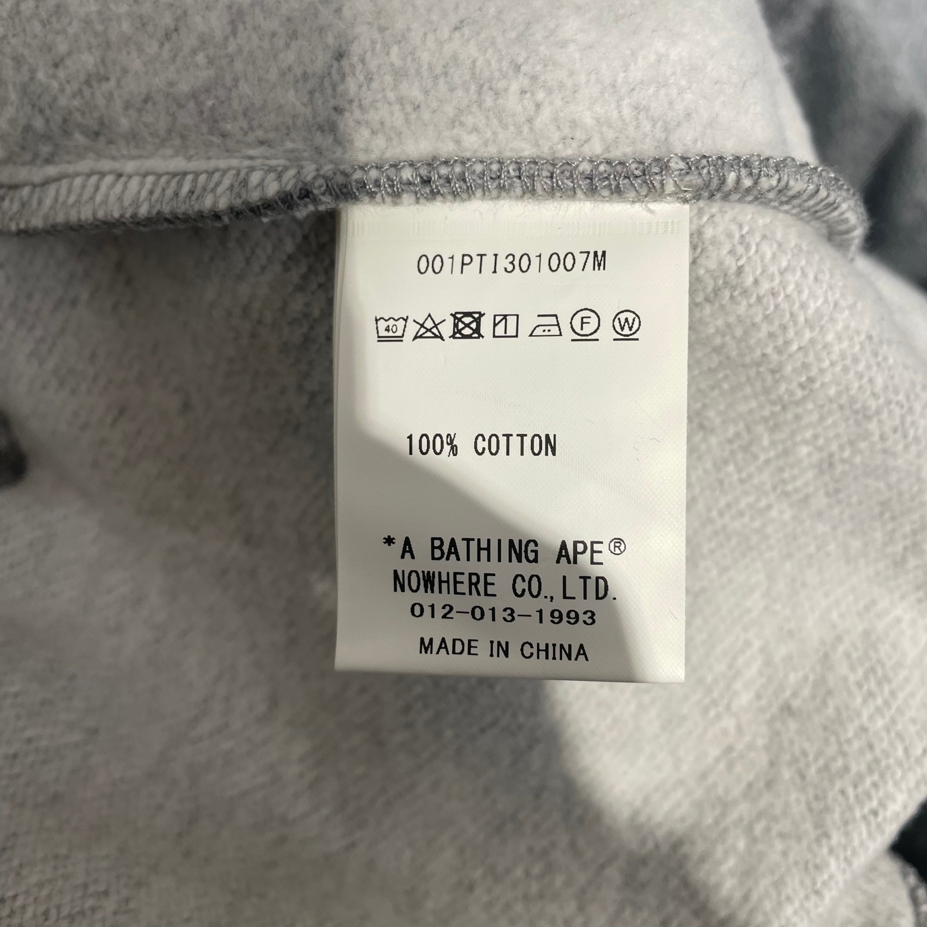 A BATHING APE/Pants/L/Cotton/GRY/patches view 4