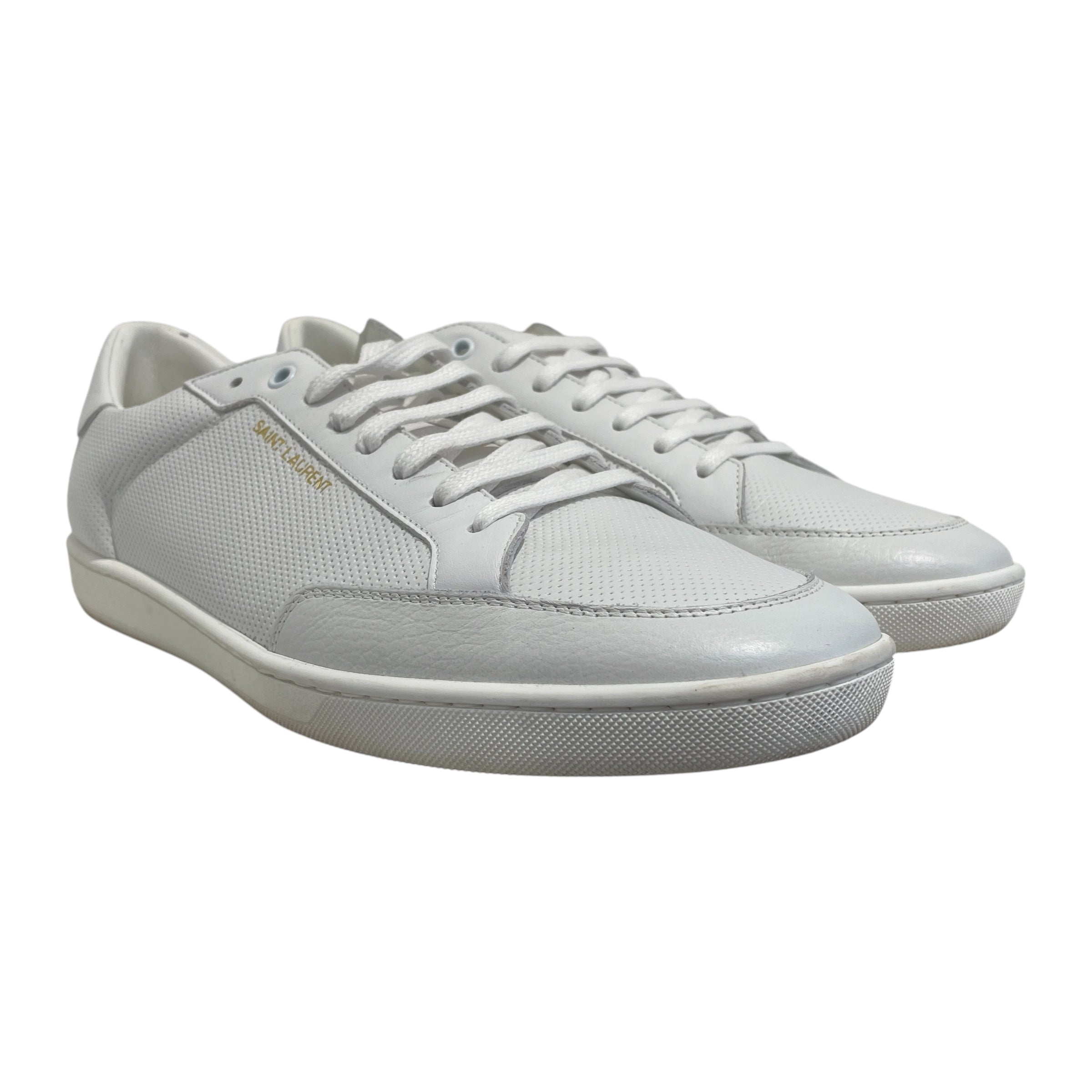SAINT LAURENT/Low-Sneakers/EU 45/Leather/WHT/Court classic SL/06 sneaker view 1