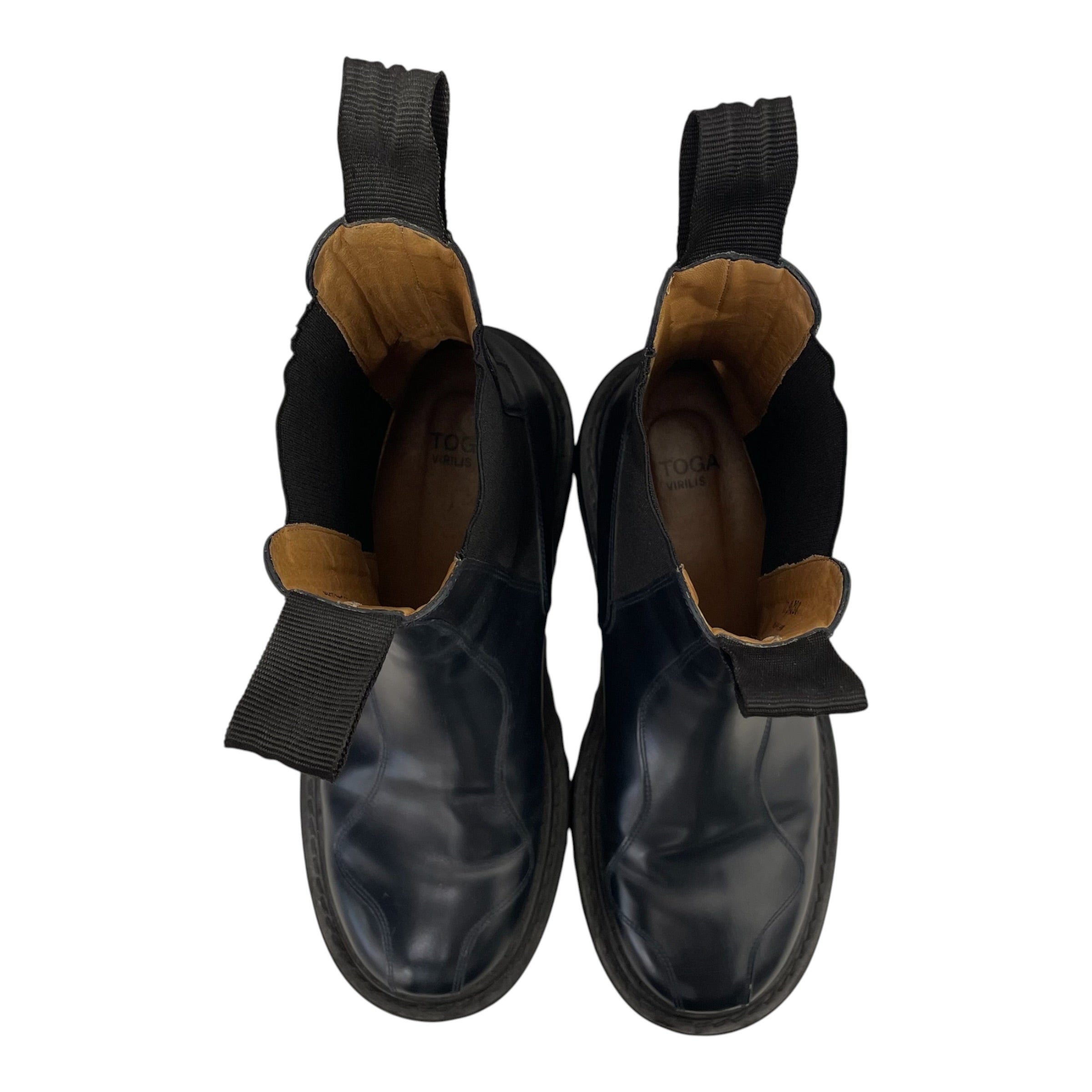 TOGA/Chelsea Boots/US 11/Leather/NVY/ view 6