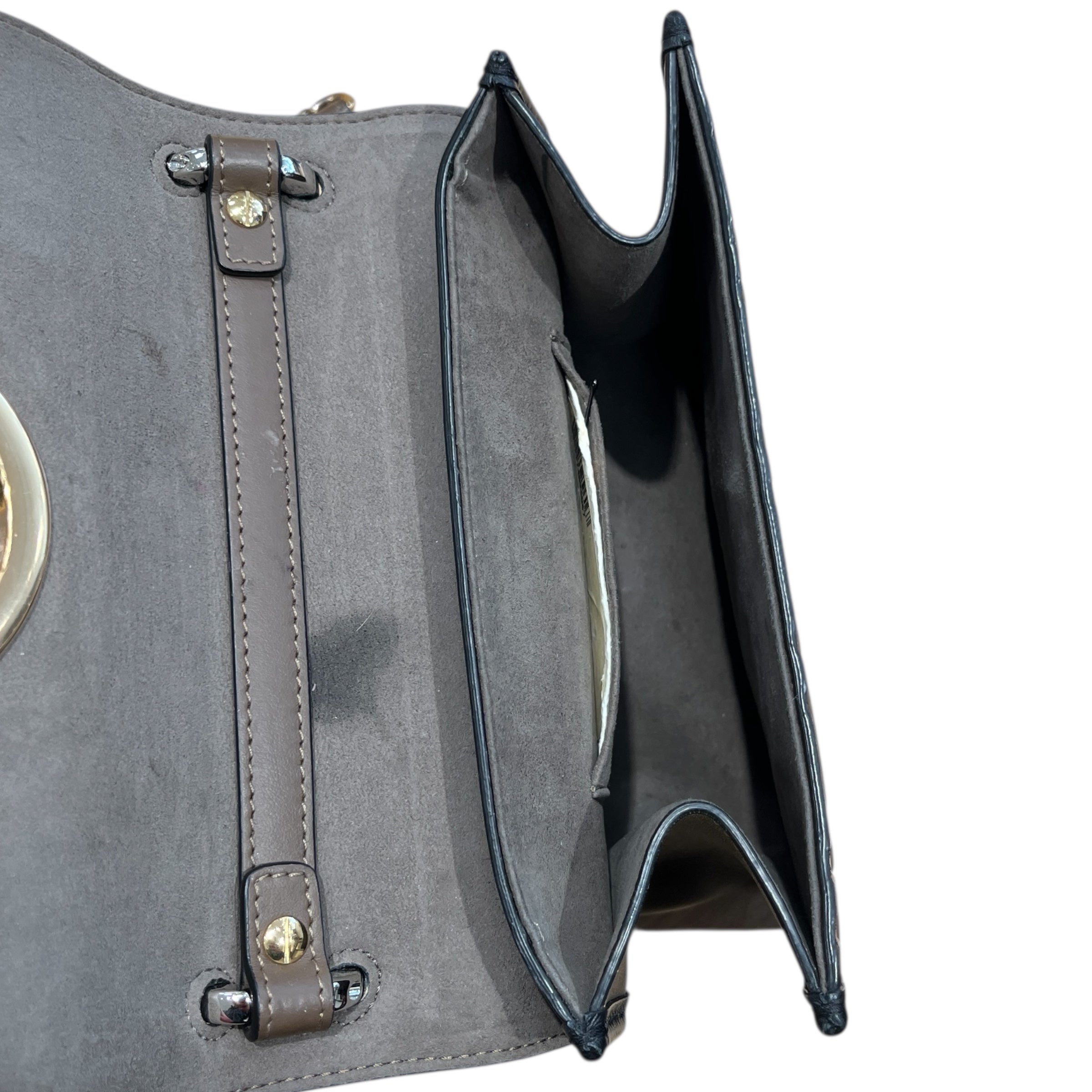 FENDI/Cross Body Bag/Leather/BRW/KAN I LOGO view 4