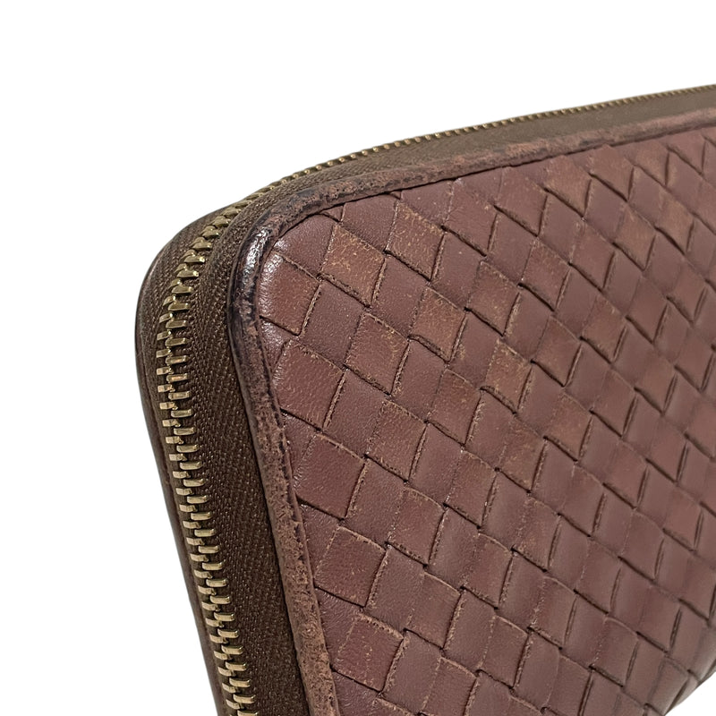 BOTTEGA VENETA/Long Wallet/Leather/BRW/