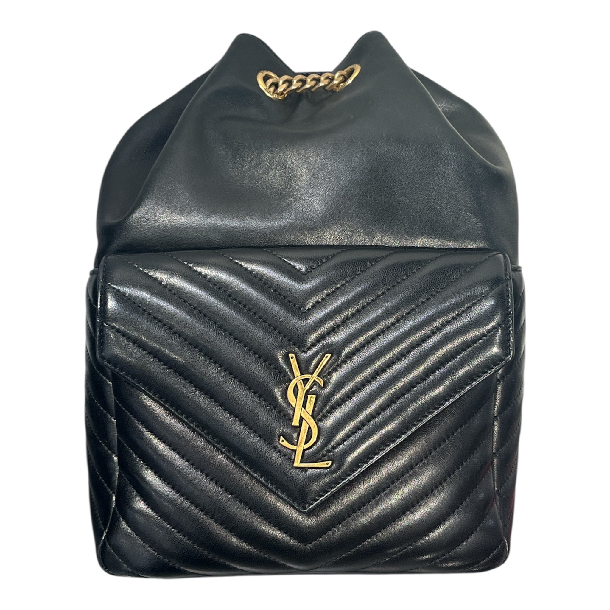 SAINT LAURENT/Backpack/Leather/BLK/JOE view 1