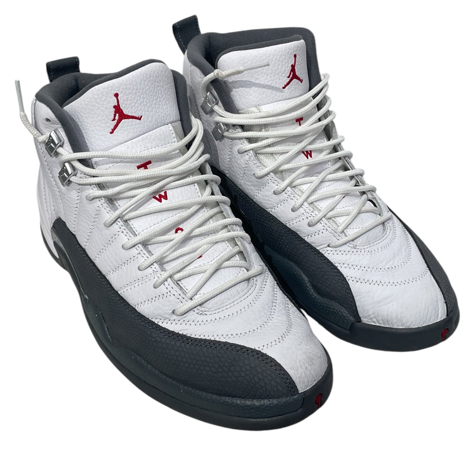 JORDAN BRAND/Hi-Sneakers/US 11.5/Nylon/WHT/RETRODARKGREY view 1