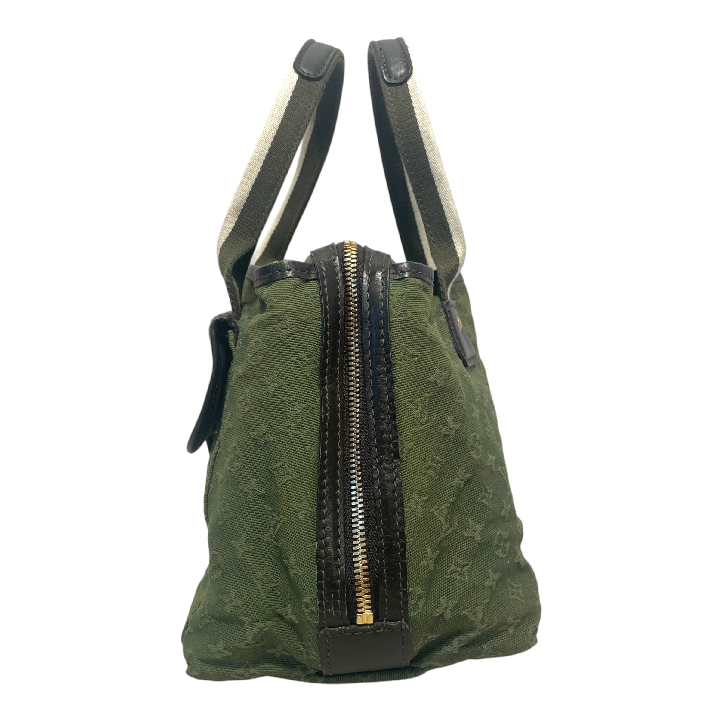 LOUIS VUITTON/Hand Bag/Monogram/Cotton/GRN/Mini Lin Mary Kate view 4