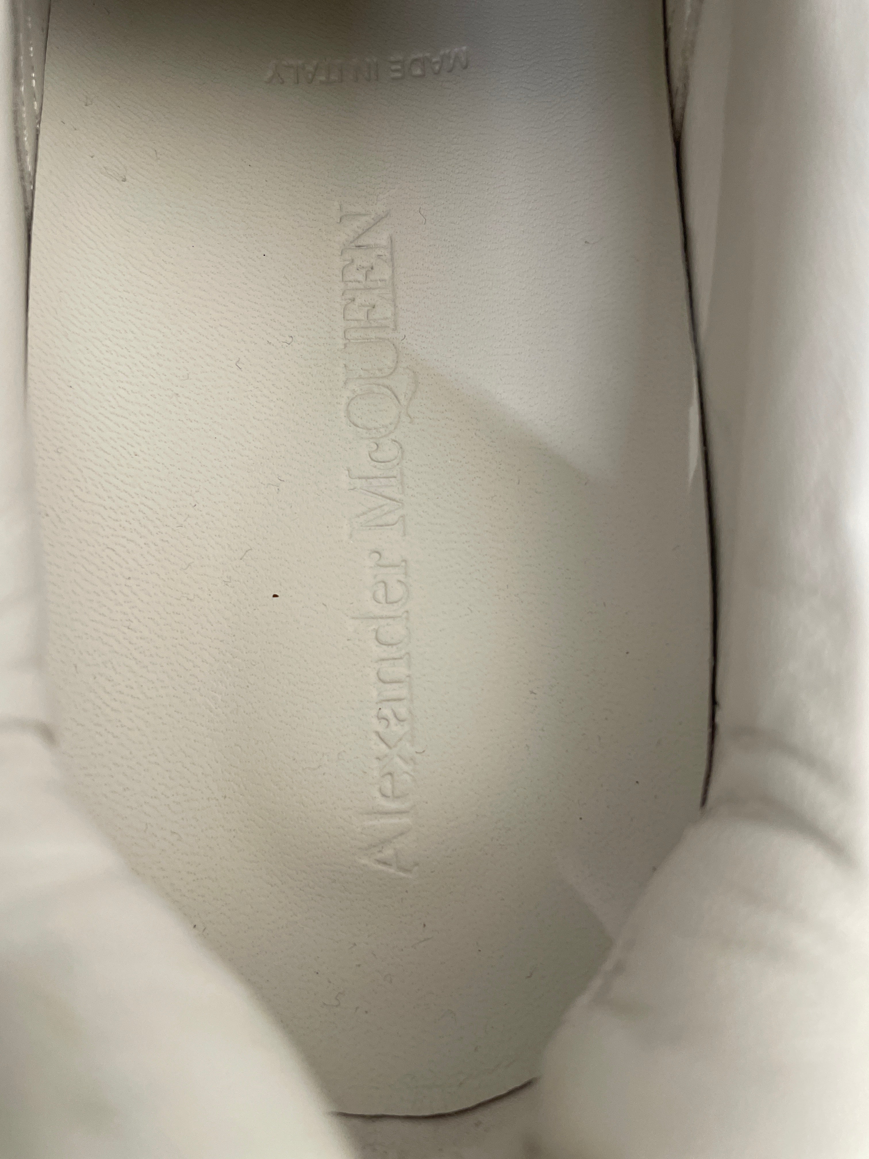 Alexander McQueen/Low-Sneakers/EU 41/Leather/WHT/PLIMSOLL SLIP ON SNEAKER view 3