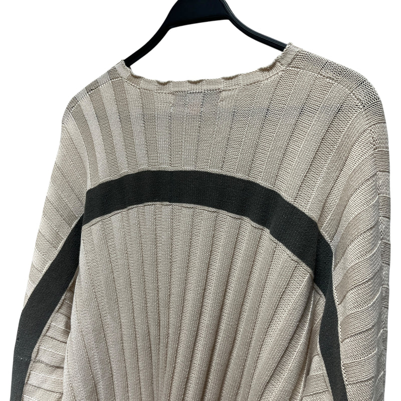 ECKHAUS LATTA/Sweater/L/Cotton/CRM/ACCORDIAN SWEATER