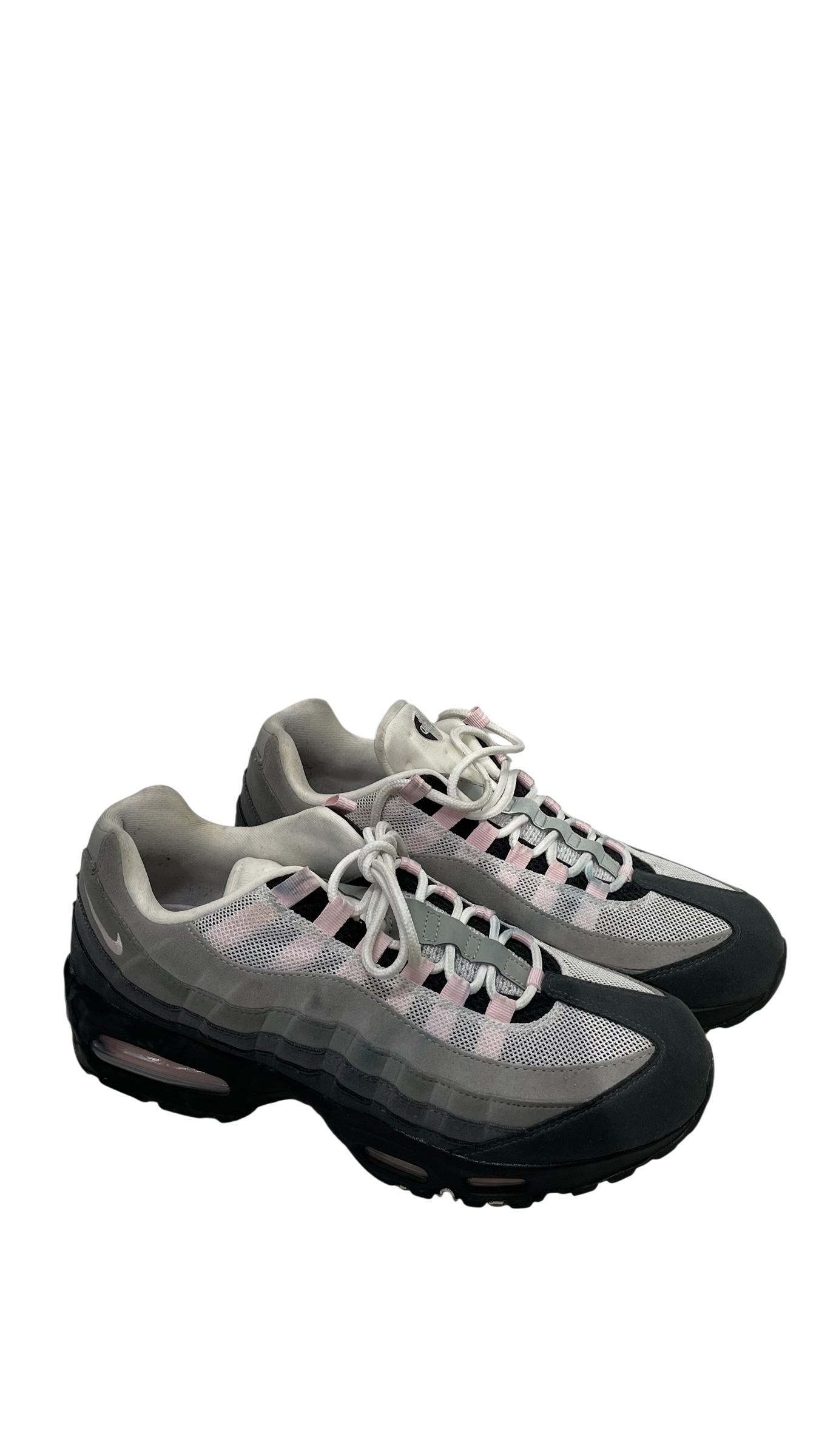 NIKE/Low-Sneakers/US 11.5/Stripe/Cotton/GRY/PINK STRIPE view 1