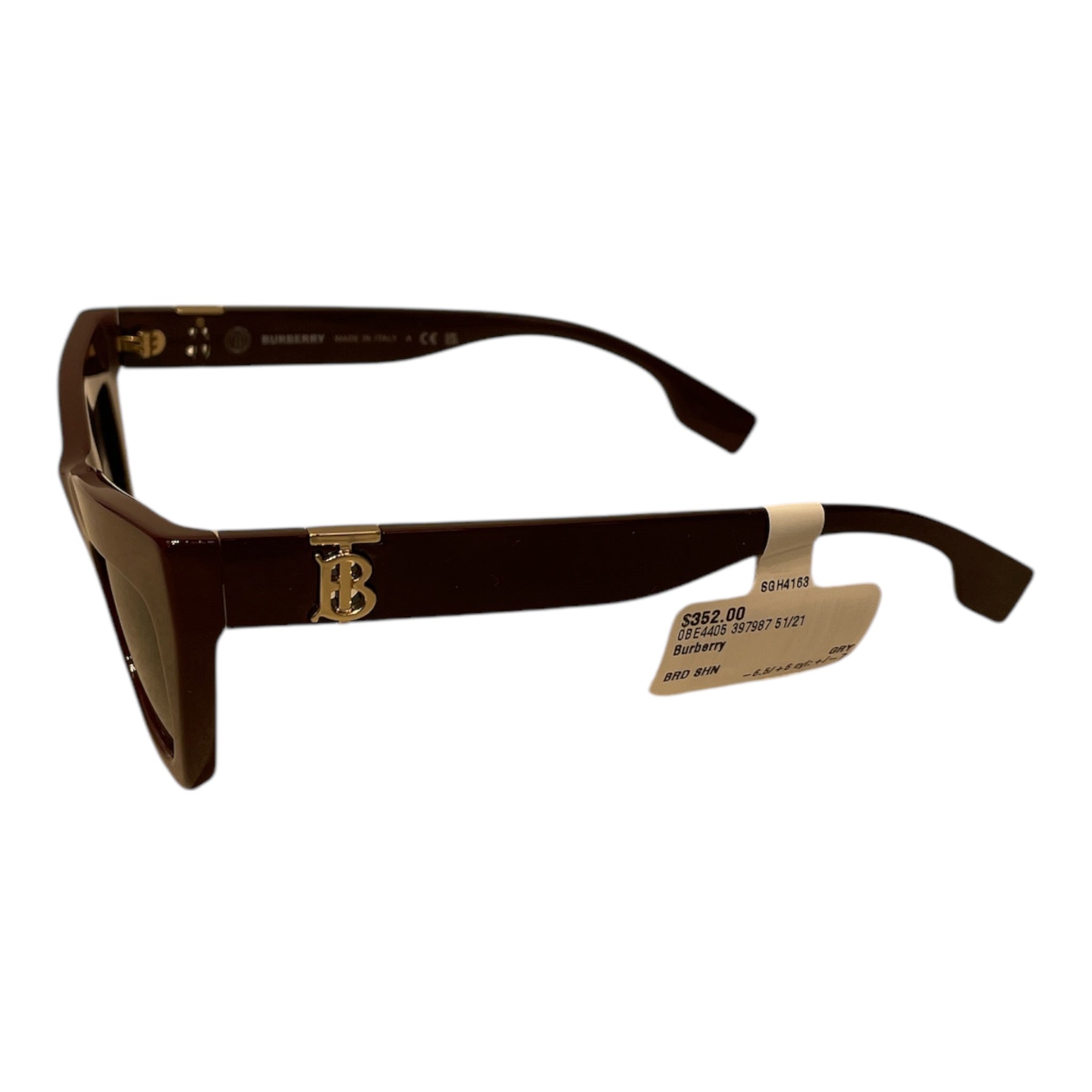 BURBERRY/Sunglasses/Plastic/BRD/STRIPE LOGO view 2
