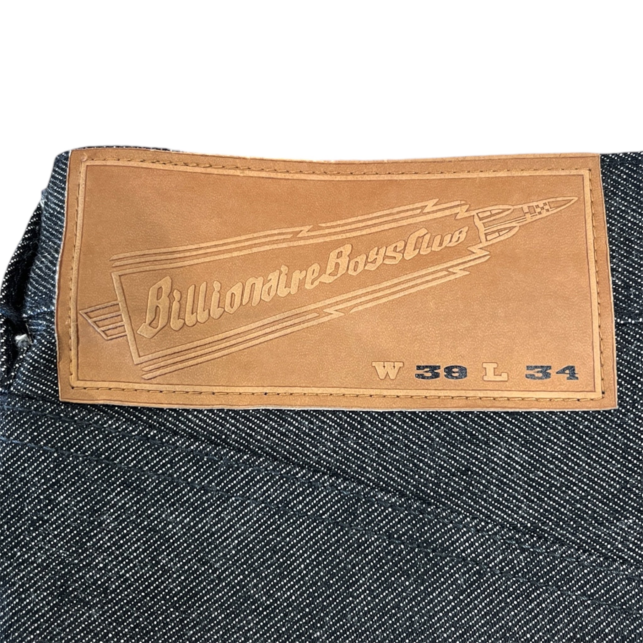 BILLIONAIRE BOYS CLUB/Straight Pants/XXL/Denim/GRY/Diamonds and Dollars Selvedge view 4