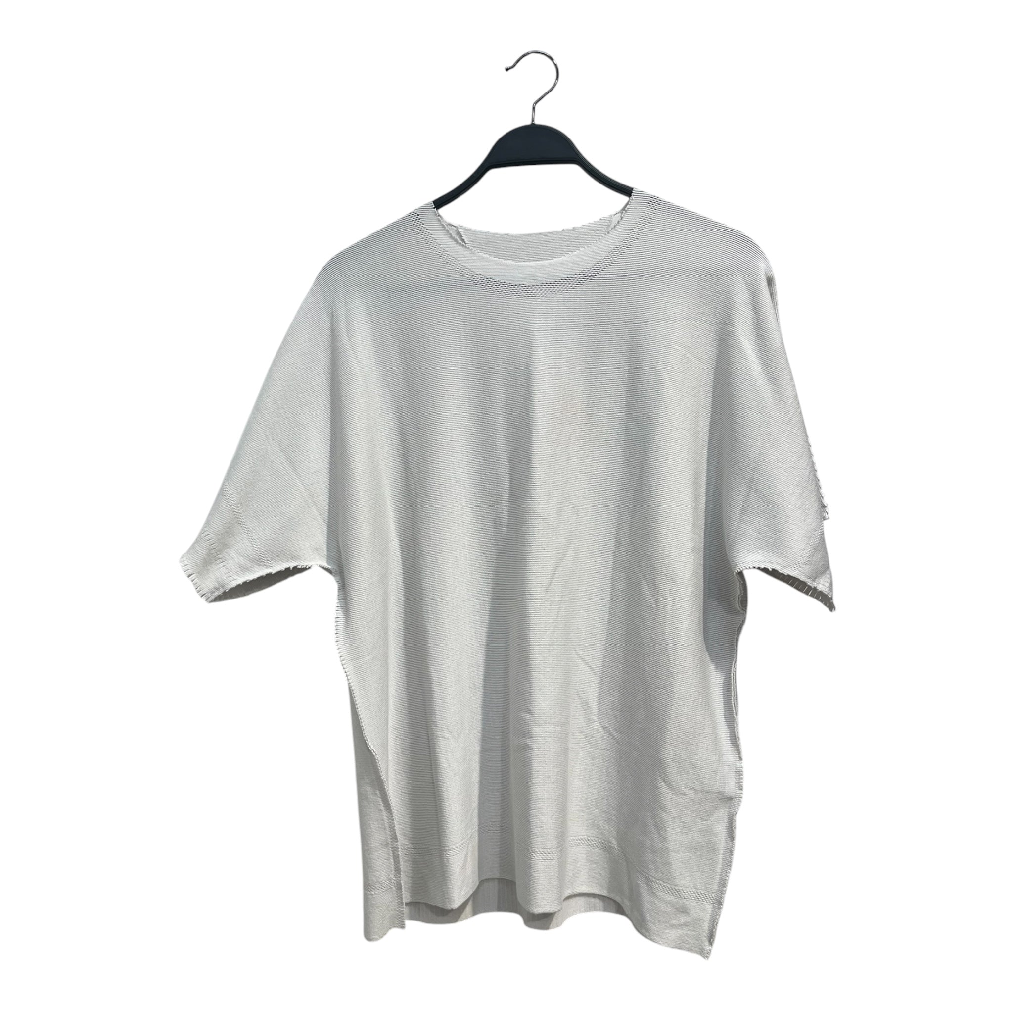 ISSEY MIYAKE/T-Shirt/M/Cotton/BLU/BABY BLUE HAS STAIN view 1