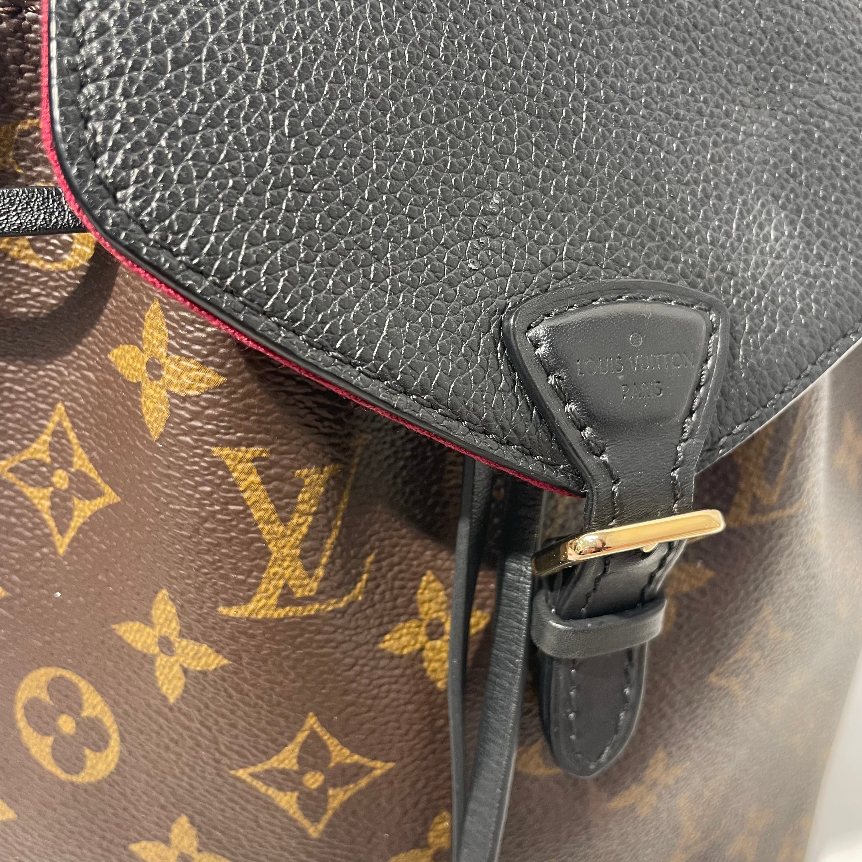 LOUIS VUITTON/Cross Body Bag/Monogram/Leather/BRW/LV MONTSOURIS FLAP BAG view 7