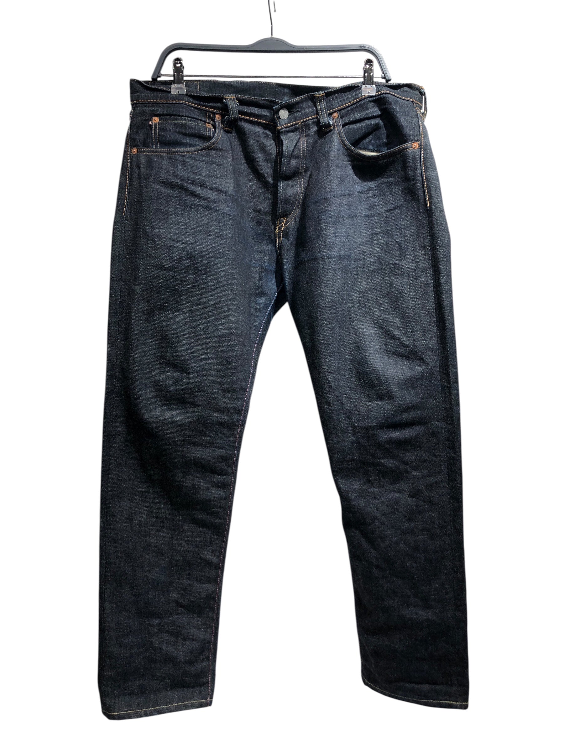 Momotaro Jeans/Pants/36/Denim/NVY/Striped Back Pocket view 1