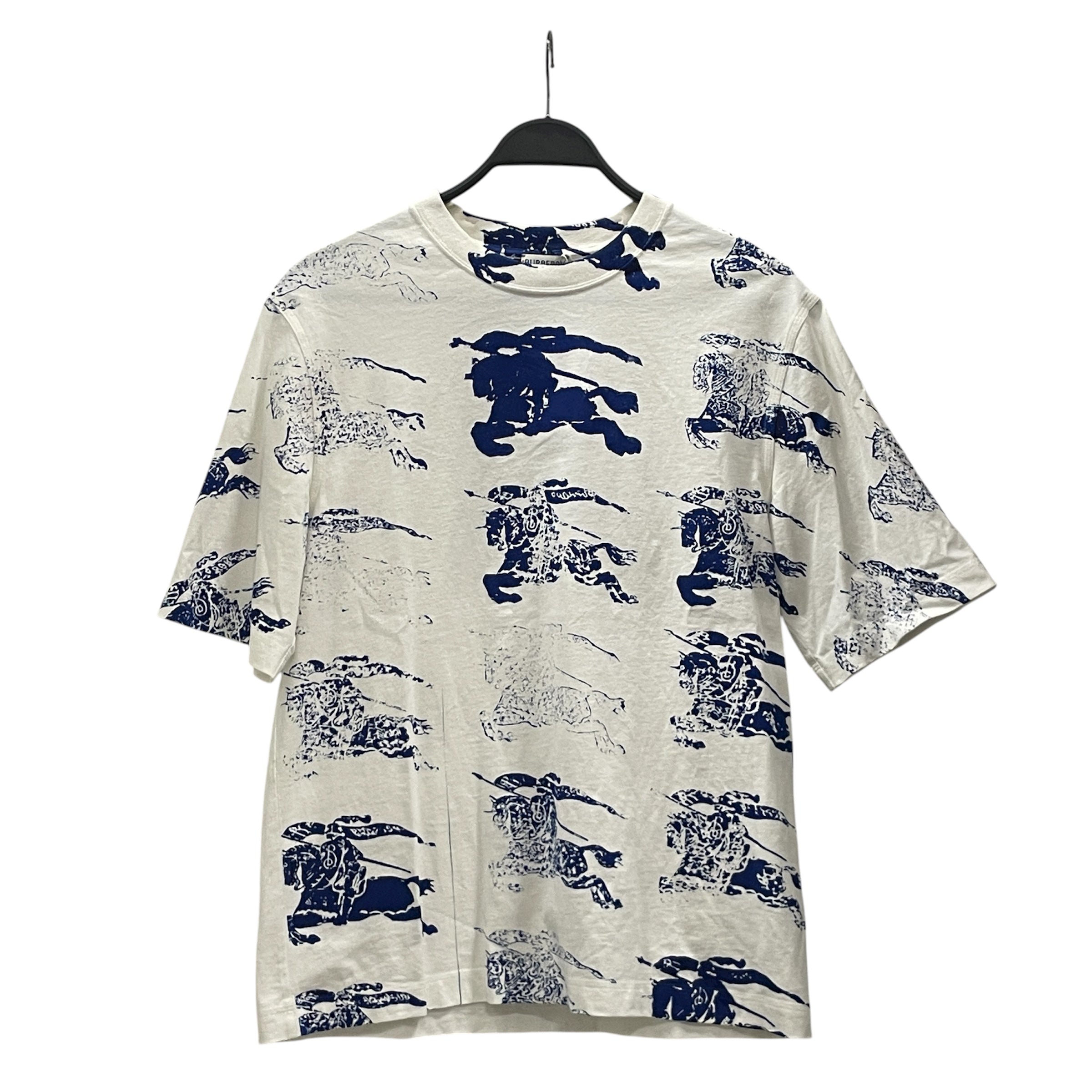 BURBERRY LONDON/T-Shirt/S/Cotton/WHT/All Over Print/ view 1