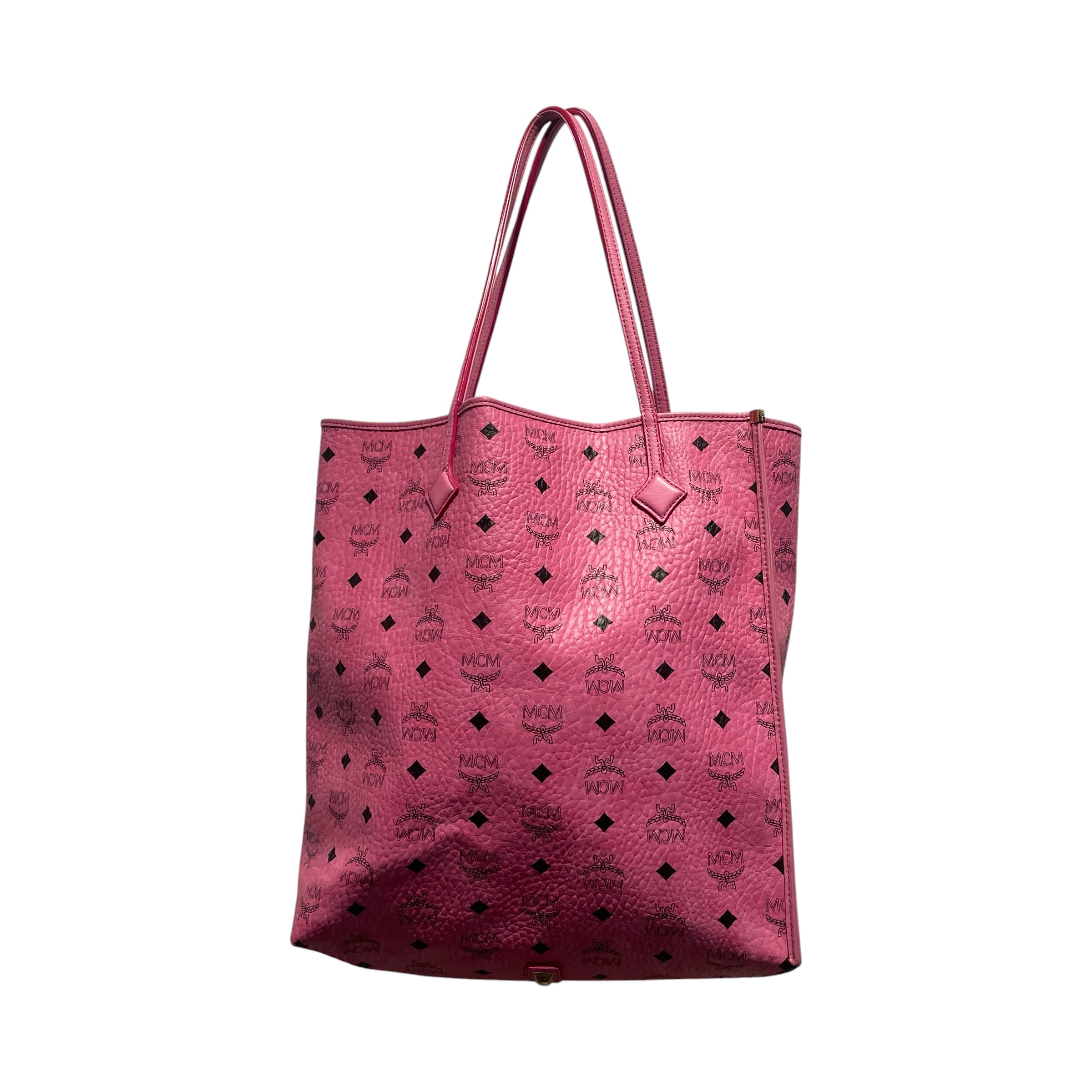 MCM/Tote Bag/Monogram/Leather/PNK/SHOPPERS TOTE view 1