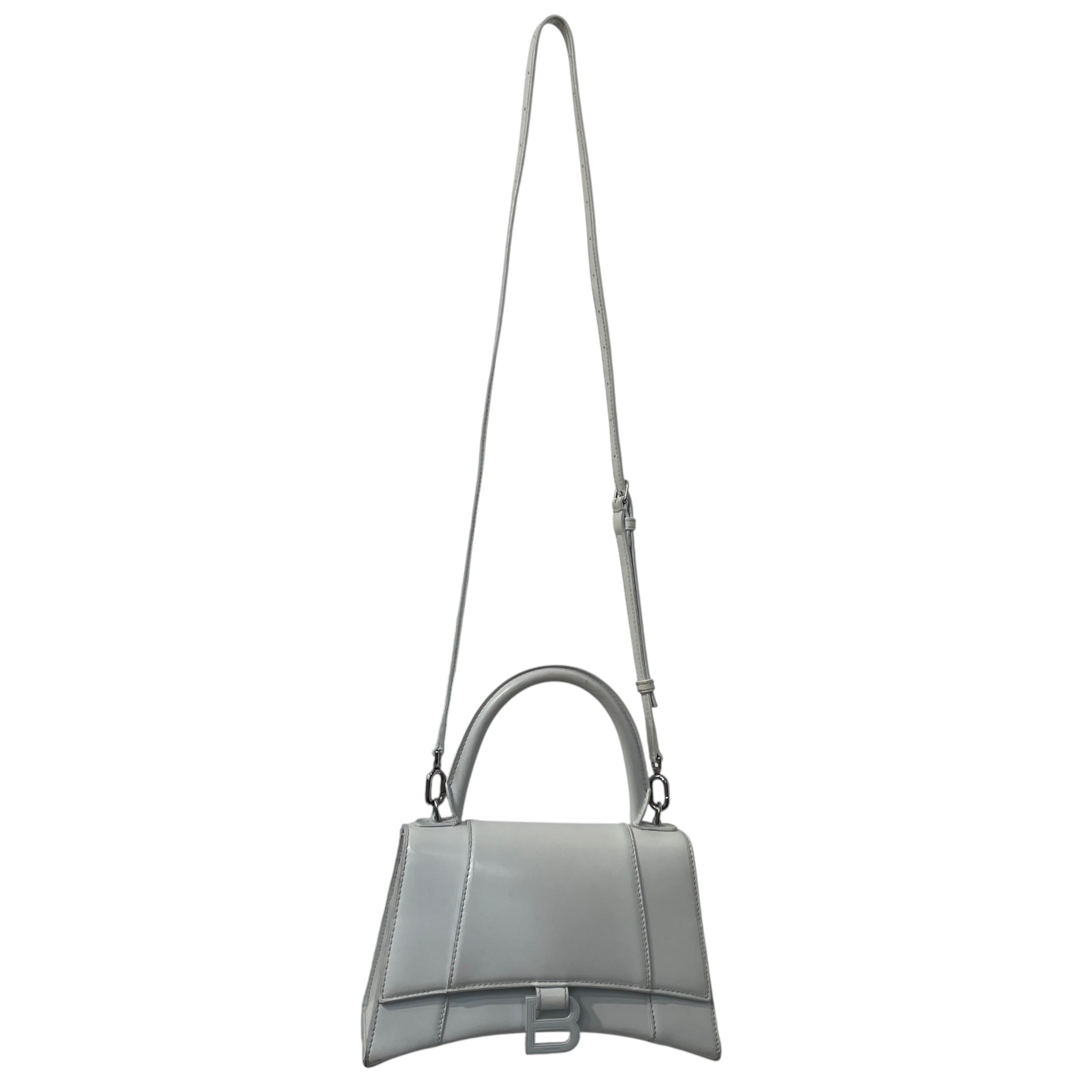 BALENCIAGA/Hand Bag/Leather/WHT/Entrupy:V6GDYJ8 Hourglass view 1