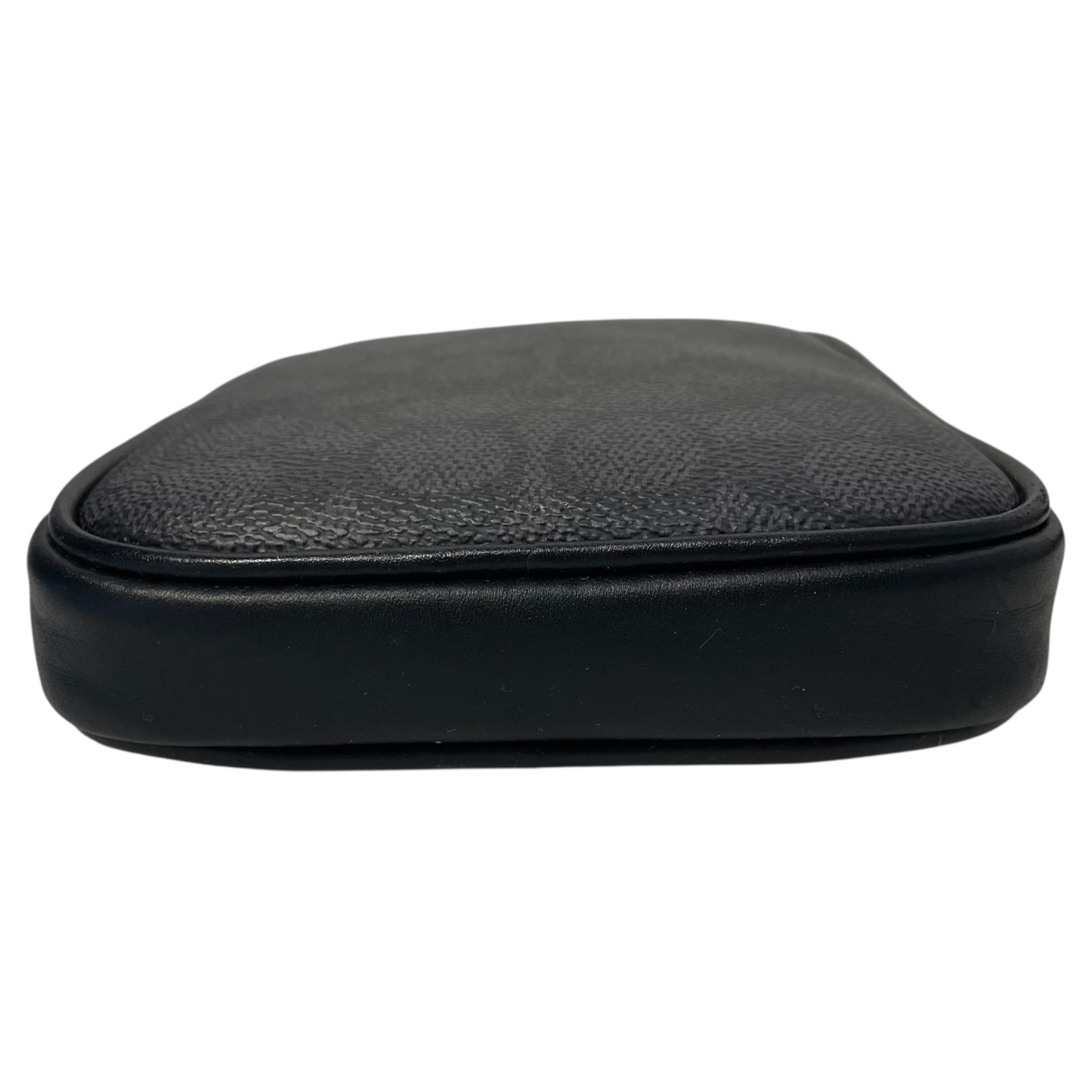 COACH/Cross Body Bag/Monogram/Leather/BLK/ view 8