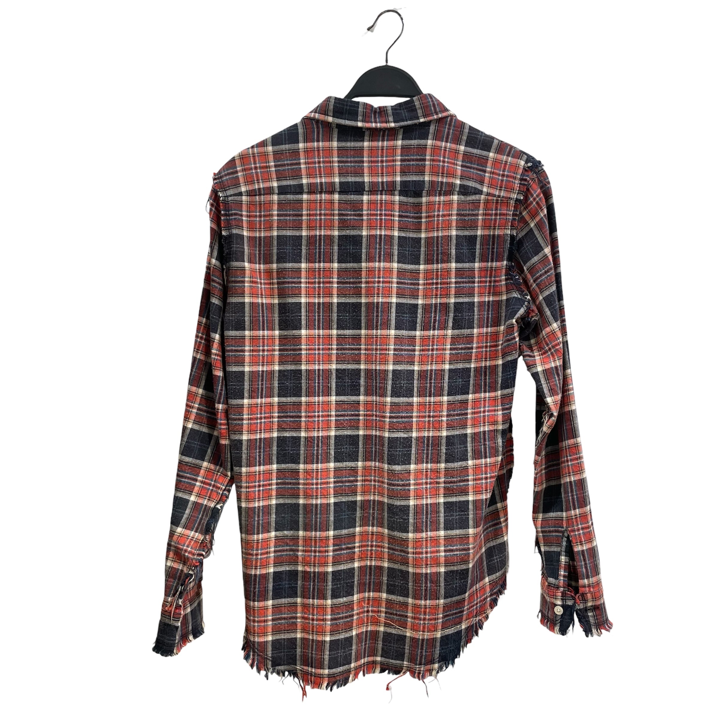 R13/Flannel Shirt/XS/Cotton/ORN/Plaid/Japenese Fabric Blue/Orange view 2