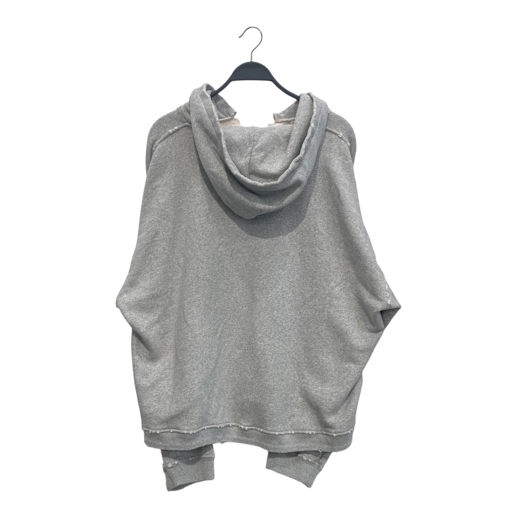 enfants riches deprimes/Hoodie/L/Graphic/Cotton/GRY/Distressed/BOBBY PIN RIPPED HOODIE view 2
