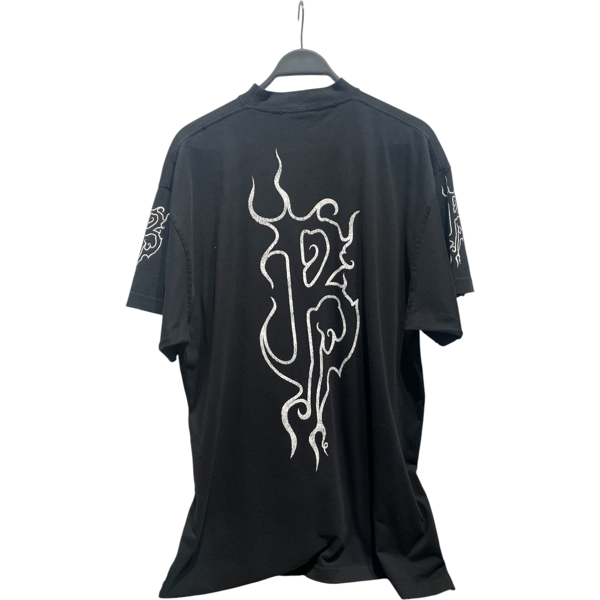 BALENCIAGA/T-Shirt/2/Cotton/BLK/Graphic/darkwave view 2