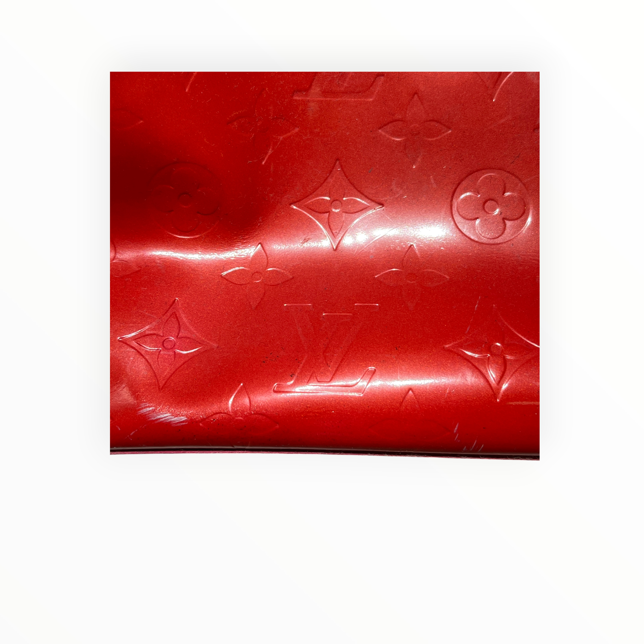LOUIS VUITTON/Tote Bag/Leather/RED/mono vernis willshire pm view 7