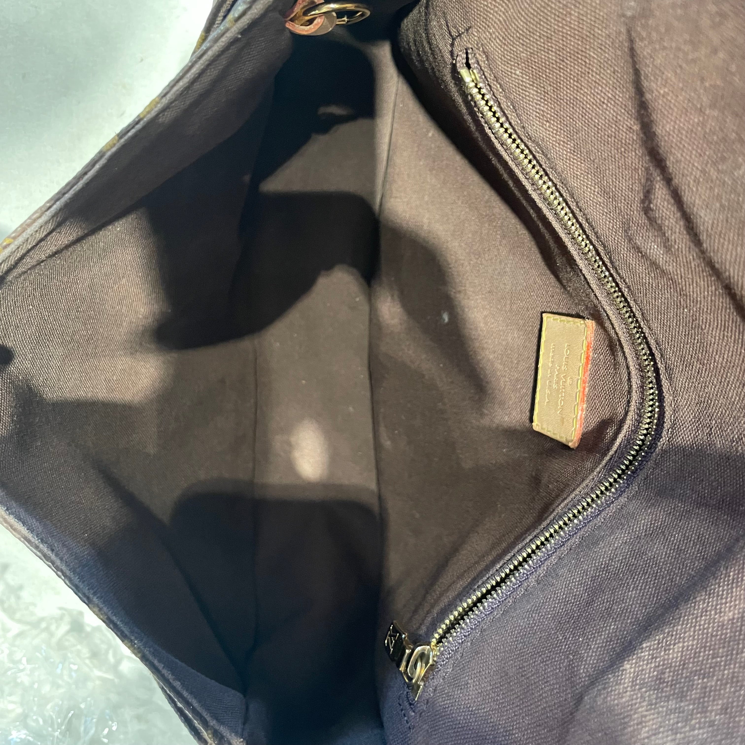 LOUIS VUITTON/Cross Body Bag/Monogram/Leather/BRW/menilmontant view 4