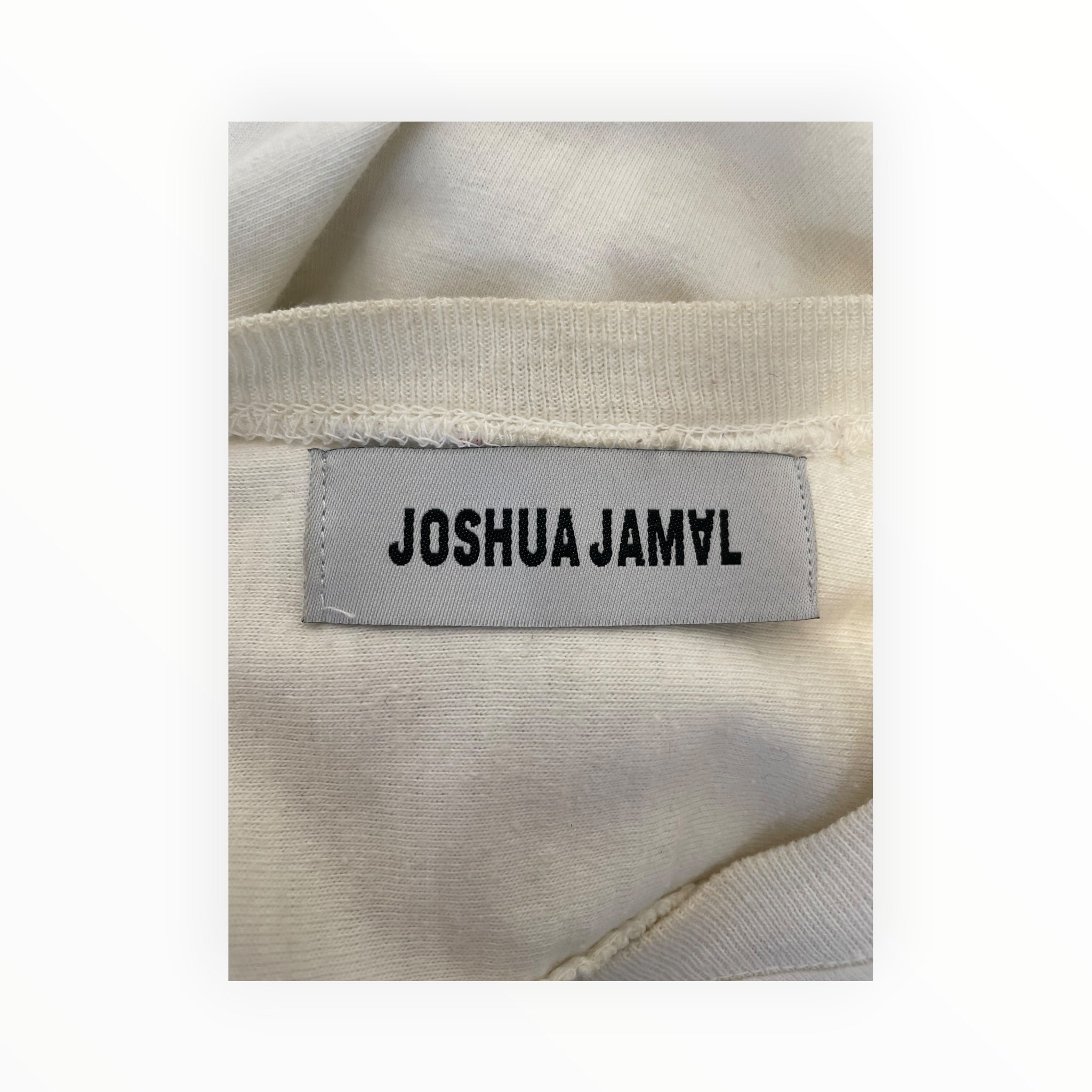 JOSHUA/LS T-Shirt/L/Cotton/WHT/All Over Print/ view 3
