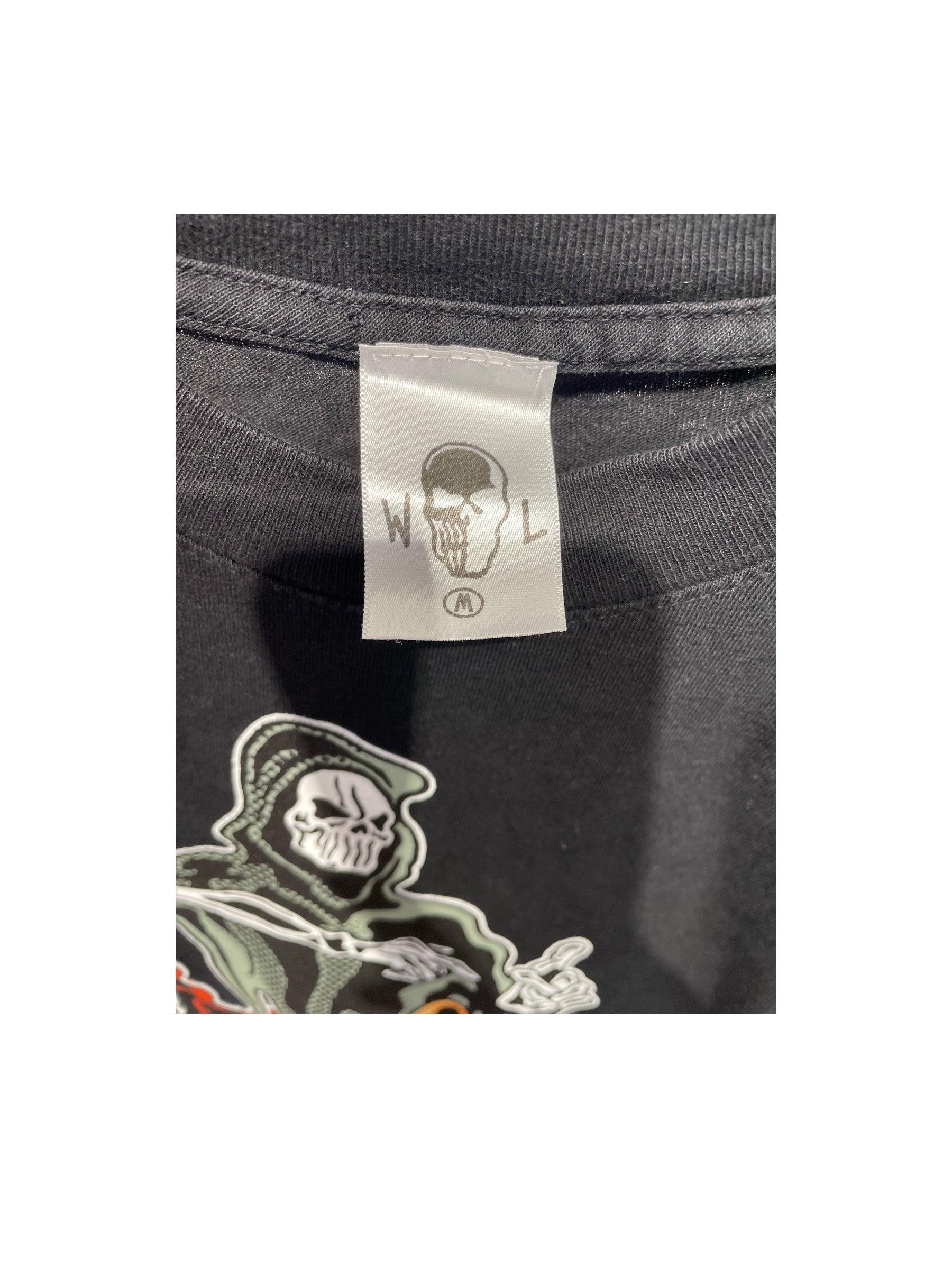 WARREN LOTAS/T-Shirt/M/Cotton/BLK/4 horseman view 3