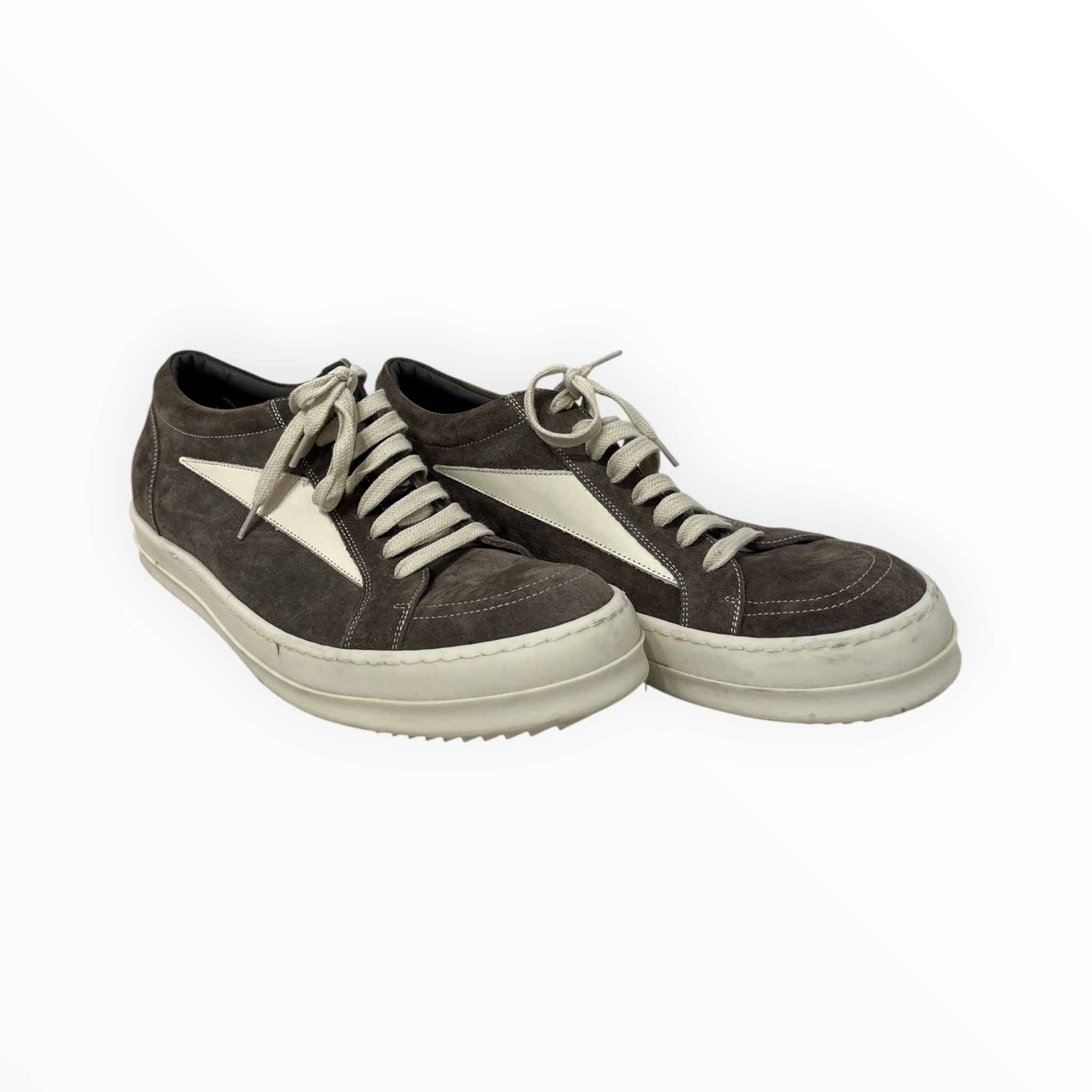 Rick Owens/Low-Sneakers/EU 43/Suede/GRY/DUST COLOR 'VINTAGE' SNEAKER view 1