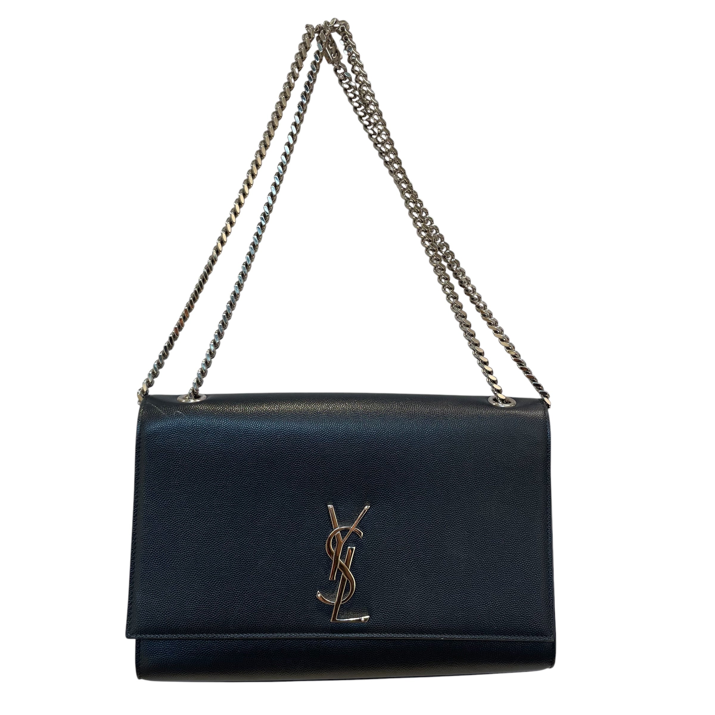 SAINT LAURENT/Hand Bag/Leather/NVY/ysl kate view 2