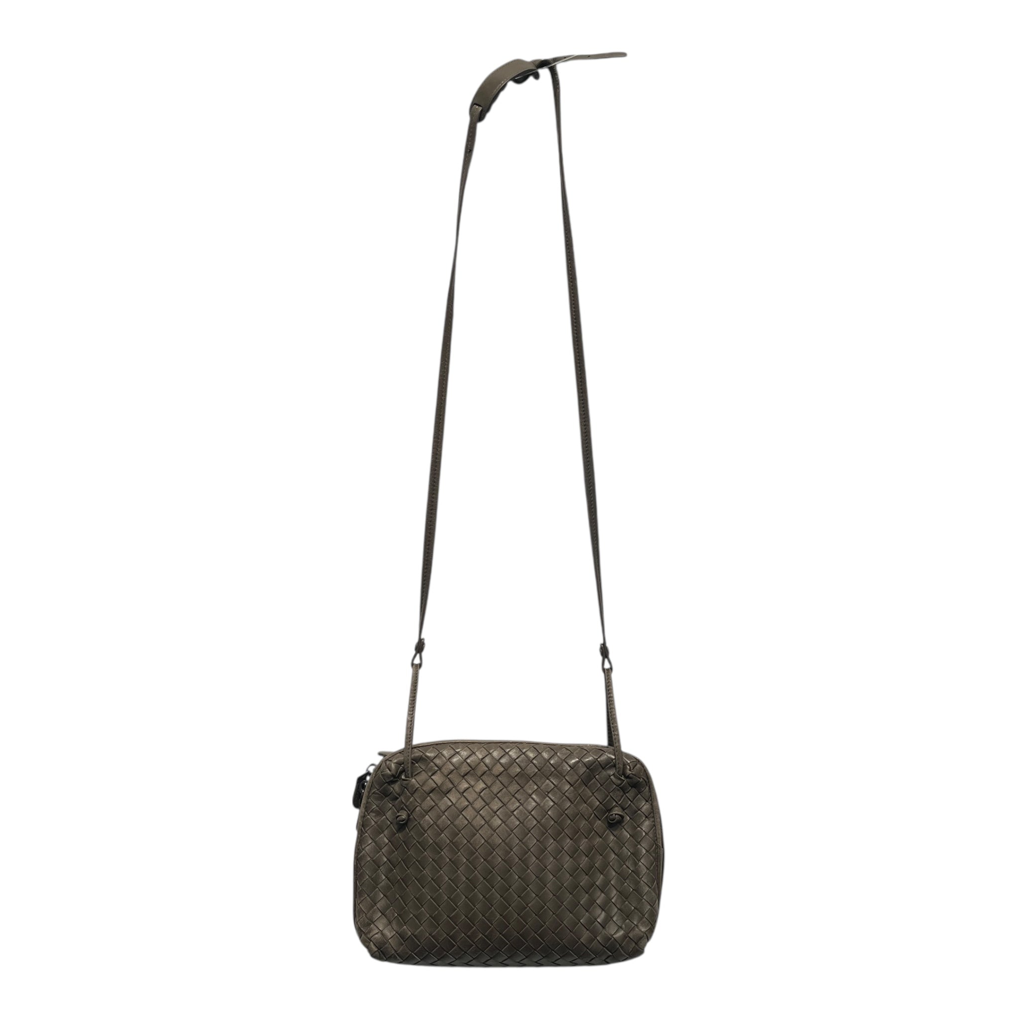 BOTTEGA VENETA/Cross Body Bag/Leather/BRW/NODINI WEAVED LEATHER view 2