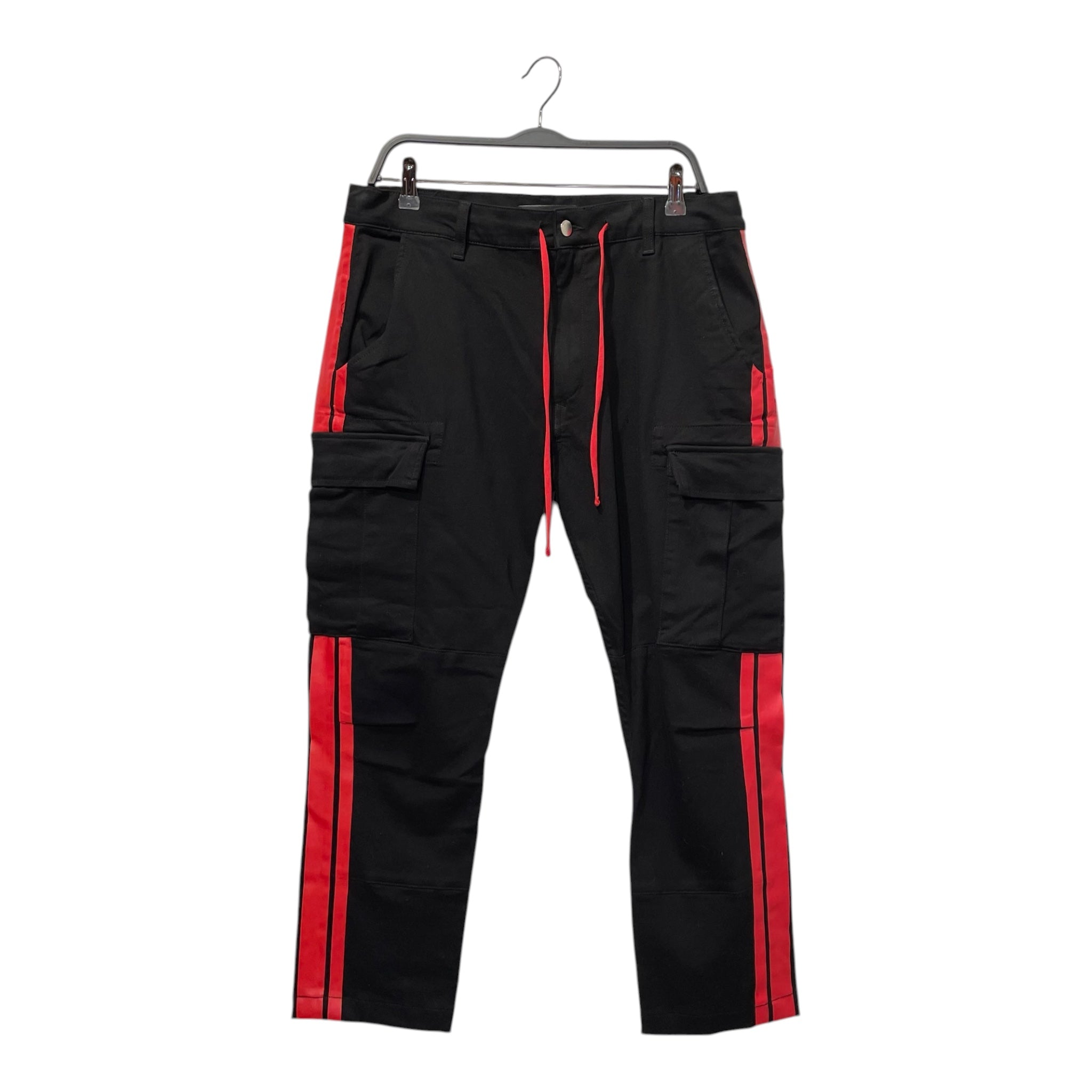 AMIRI/Cargo Pants/34/Denim/BLK/RED DETAILS AND DRAWSTRING view 1