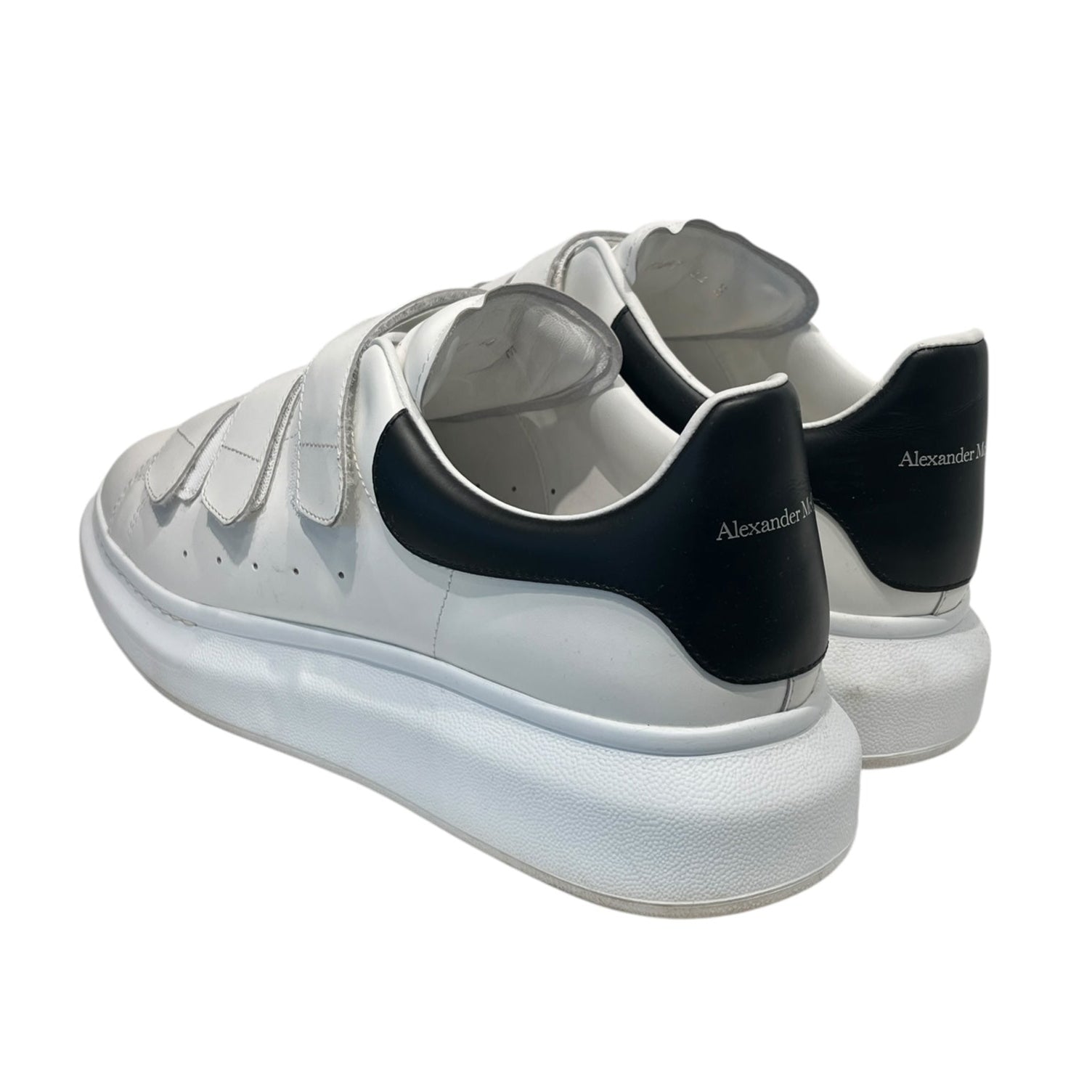 Alexander McQueen/Low-Sneakers/EU 44/Leather/WHT/OVERSIZED SOLE TRAINERS STRAPS view 2