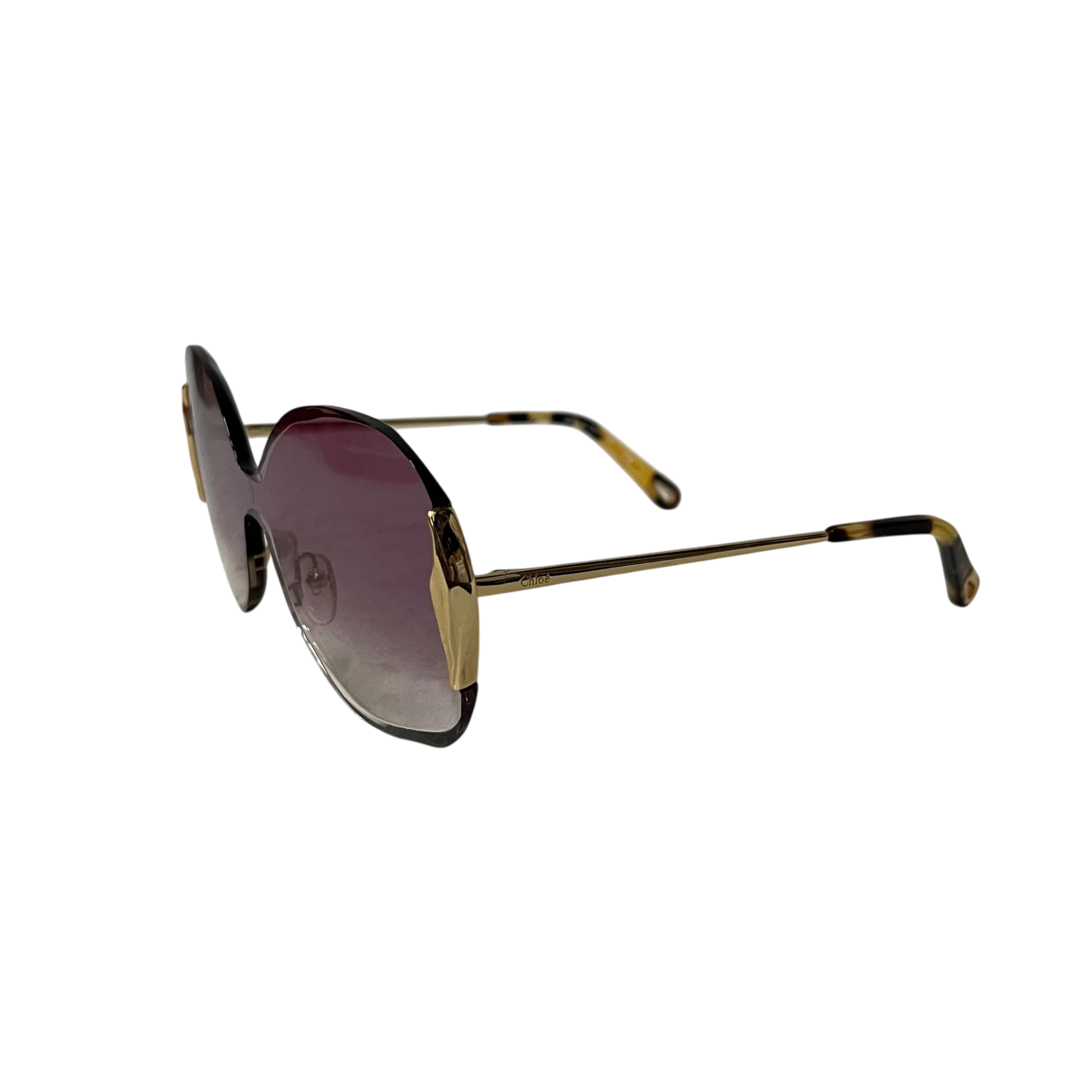 Chloe/Sunglasses/Stripe/Celluloid/PNK/ce162s 824 pink lenses view 3