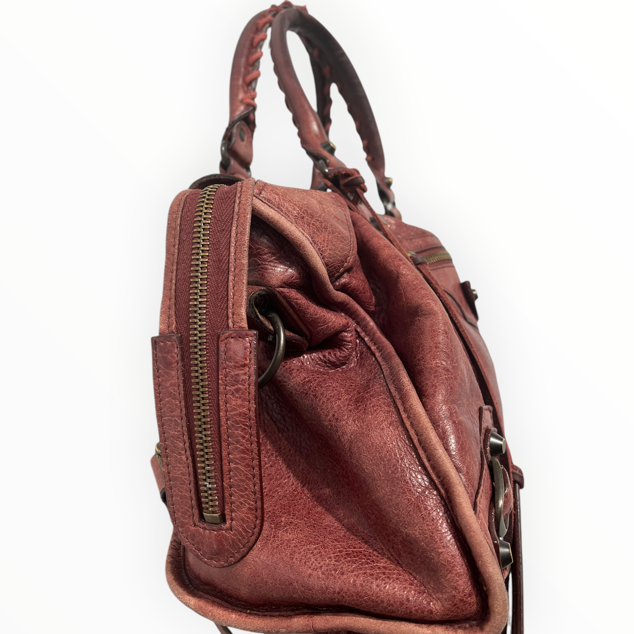 BALENCIAGA/Bag/Leather/BRD/city bag brass hardware 115748 view 4