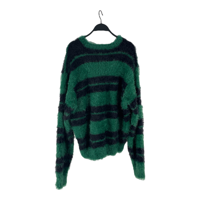 STUSSY/Sweater/M/Stripe/Nylon/GRN/green/nvy sweater