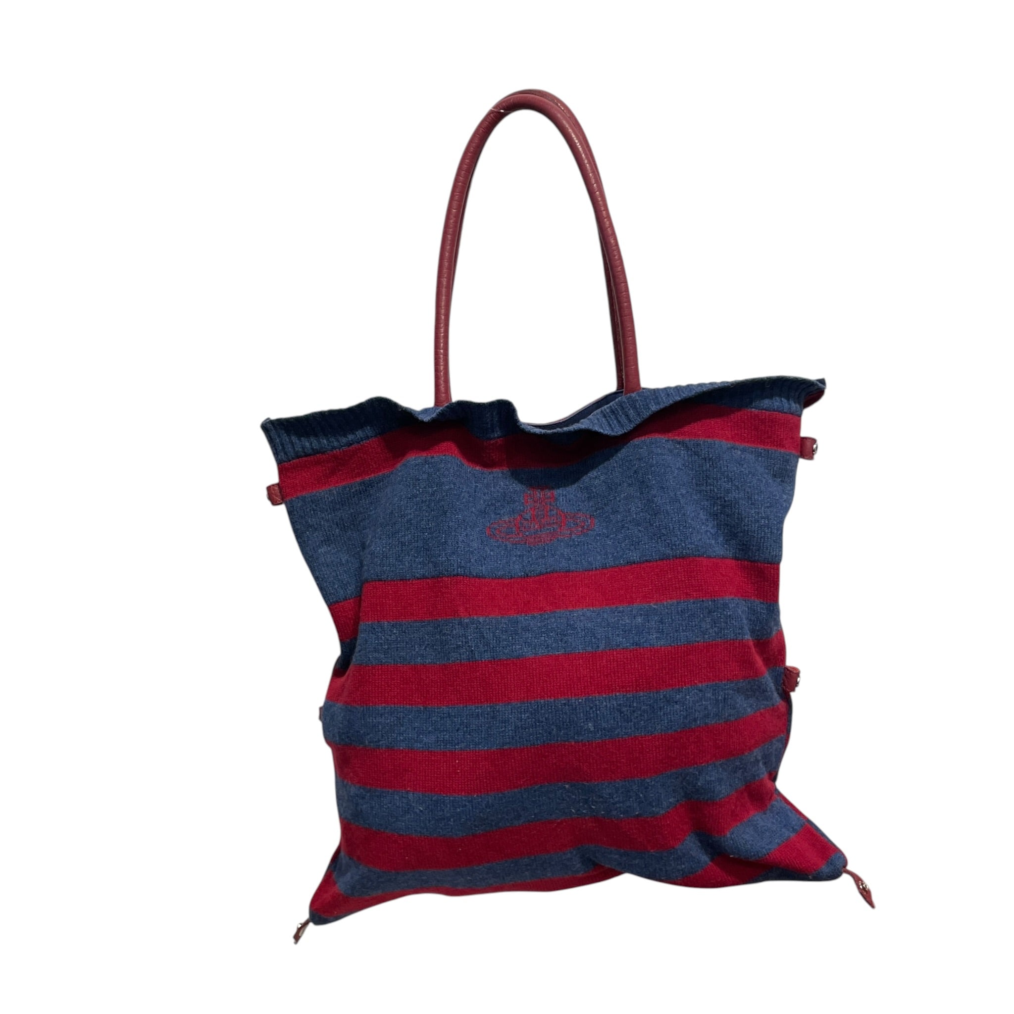Vivienne Westwood/Hand Bag/Stripe/NVY/STRIPE ORB view 1