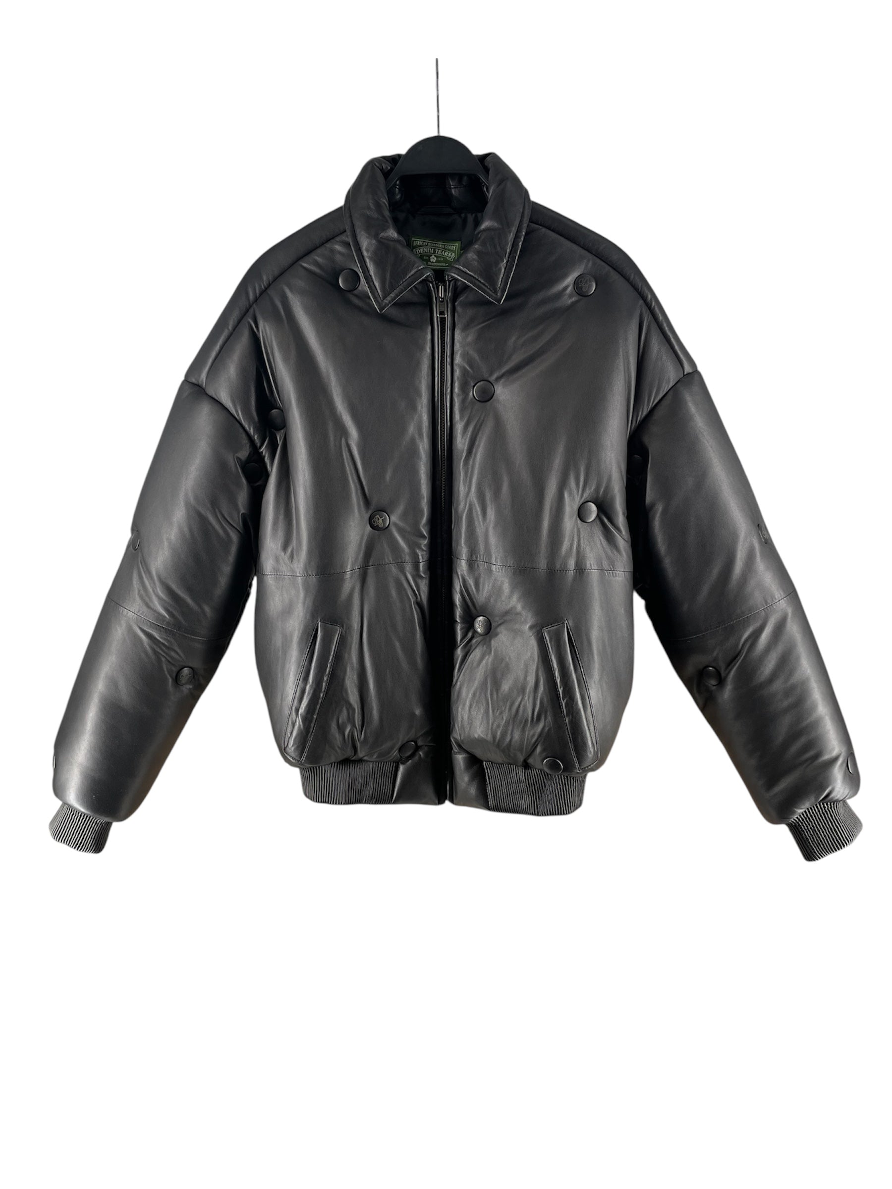 DENIM TEARS/Coat/S/Leather/BLK/RN 206777216 view 1
