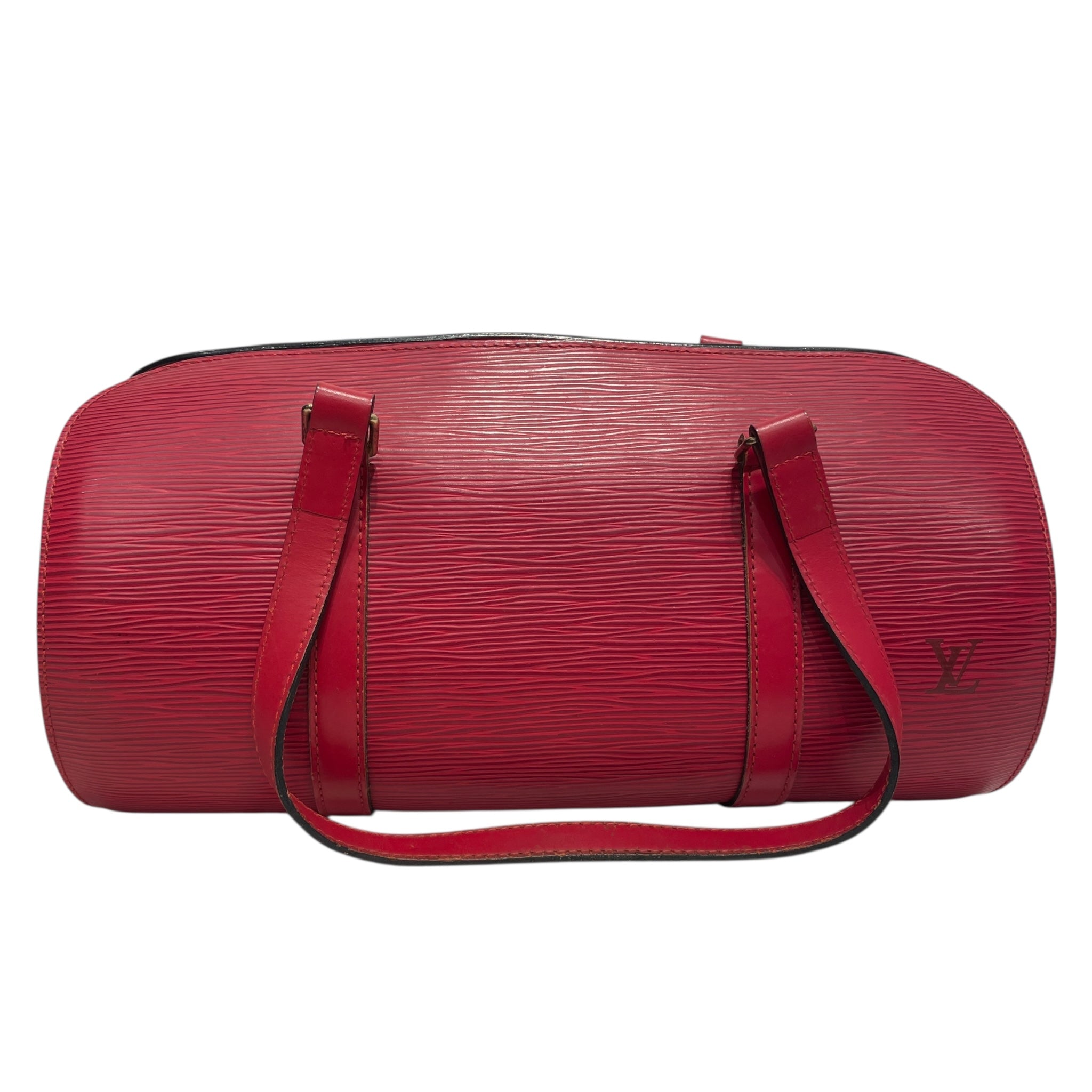 LOUIS VUITTON/Bag/Stripe/Leather/RED/RED EPI SOUFFLOT view 1