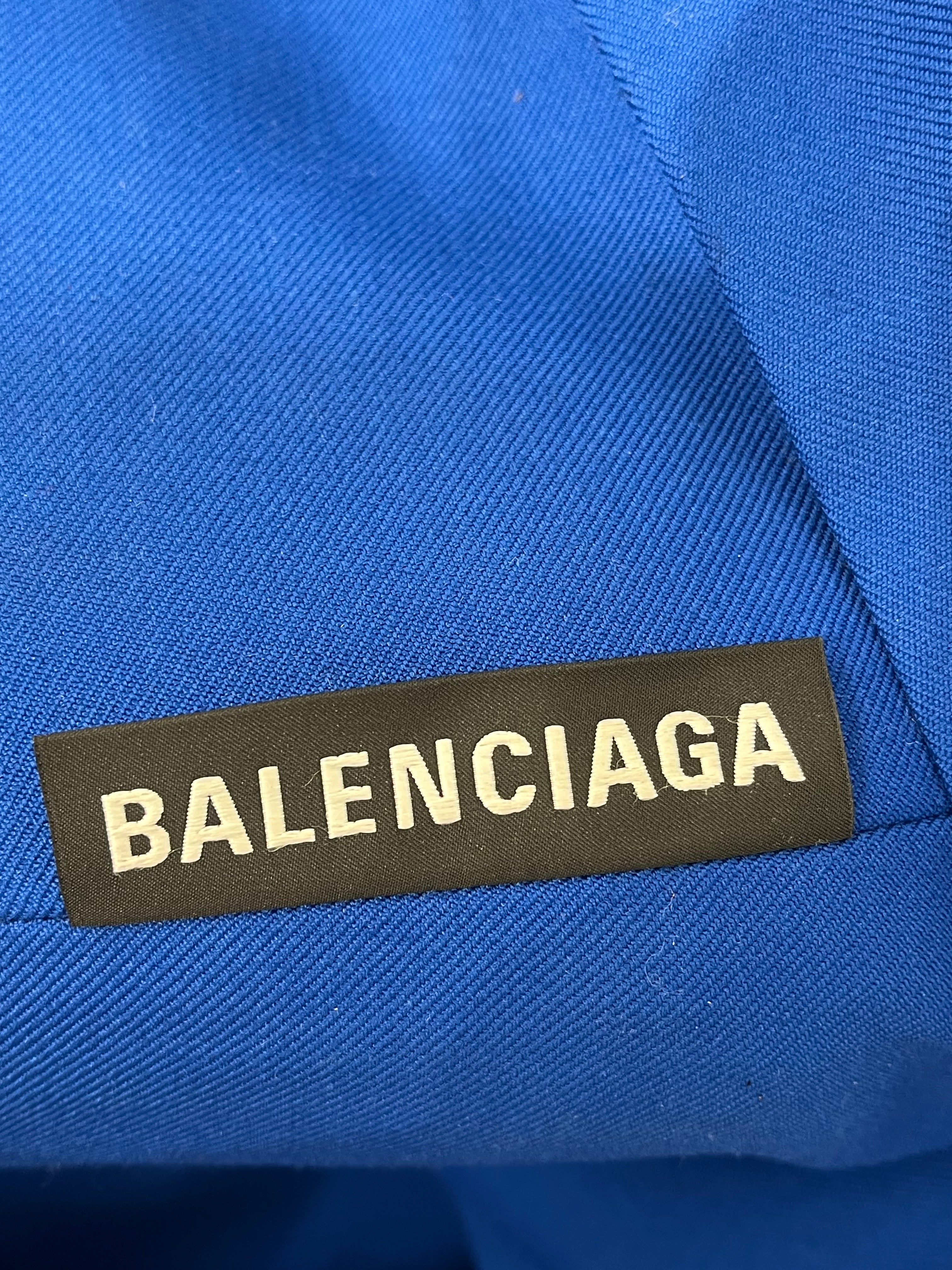BALENCIAGA/Tailored Jkt/46/BLU/ view 4