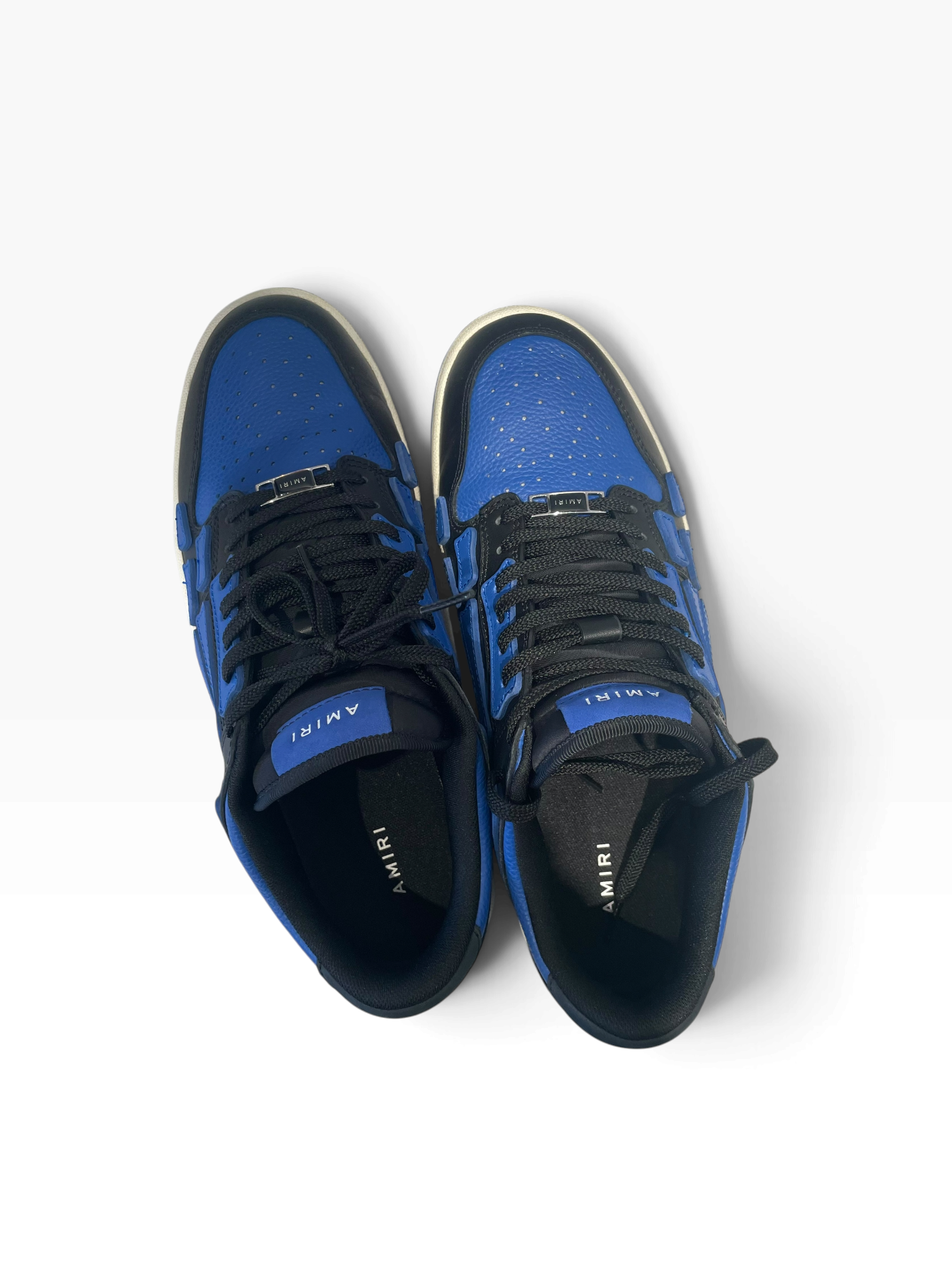 AMIRI/Low-Sneakers/US 11/Leather/BLU/Colorblock Lace Up view 3