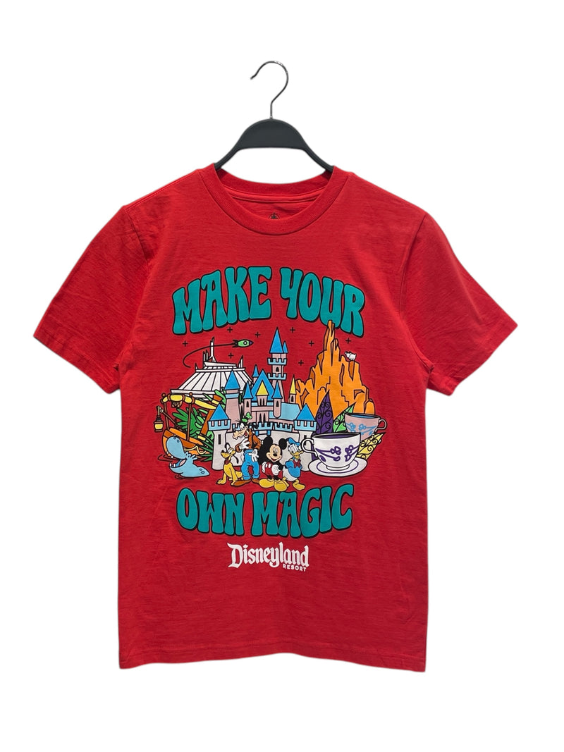 Disney/T-Shirt/XS/Cotton/RED/