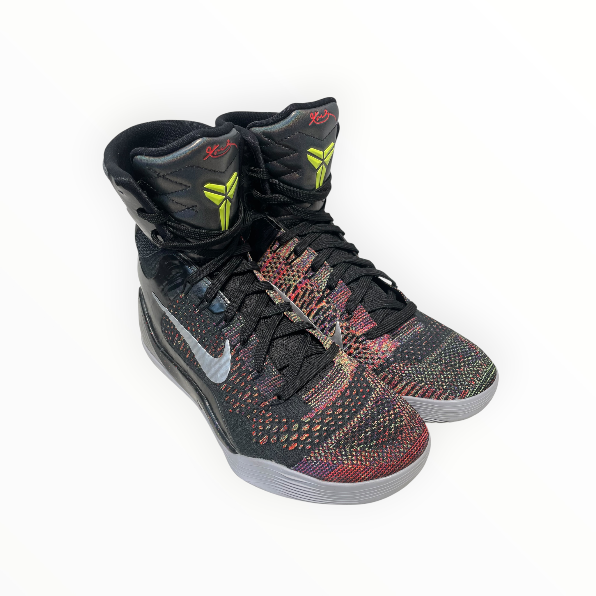 NIKE/KOBE 9 ELITE PROTRO MASTERPIECE/Hi-Sneakers/US 7.5/Cotton/BLK/FZ7335-001 view 1