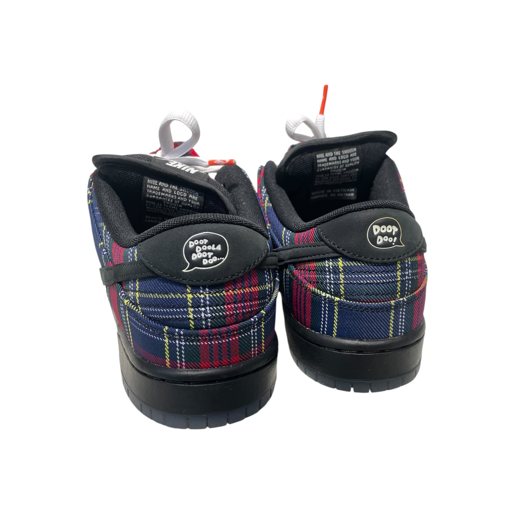 NIKE/X NARDWUAR THE HUMAN SERVIETTE DUNK LOW/Low-Sneakers/US 9.5/Gingham Check/Cotton/MLT/II1493-600 view 2