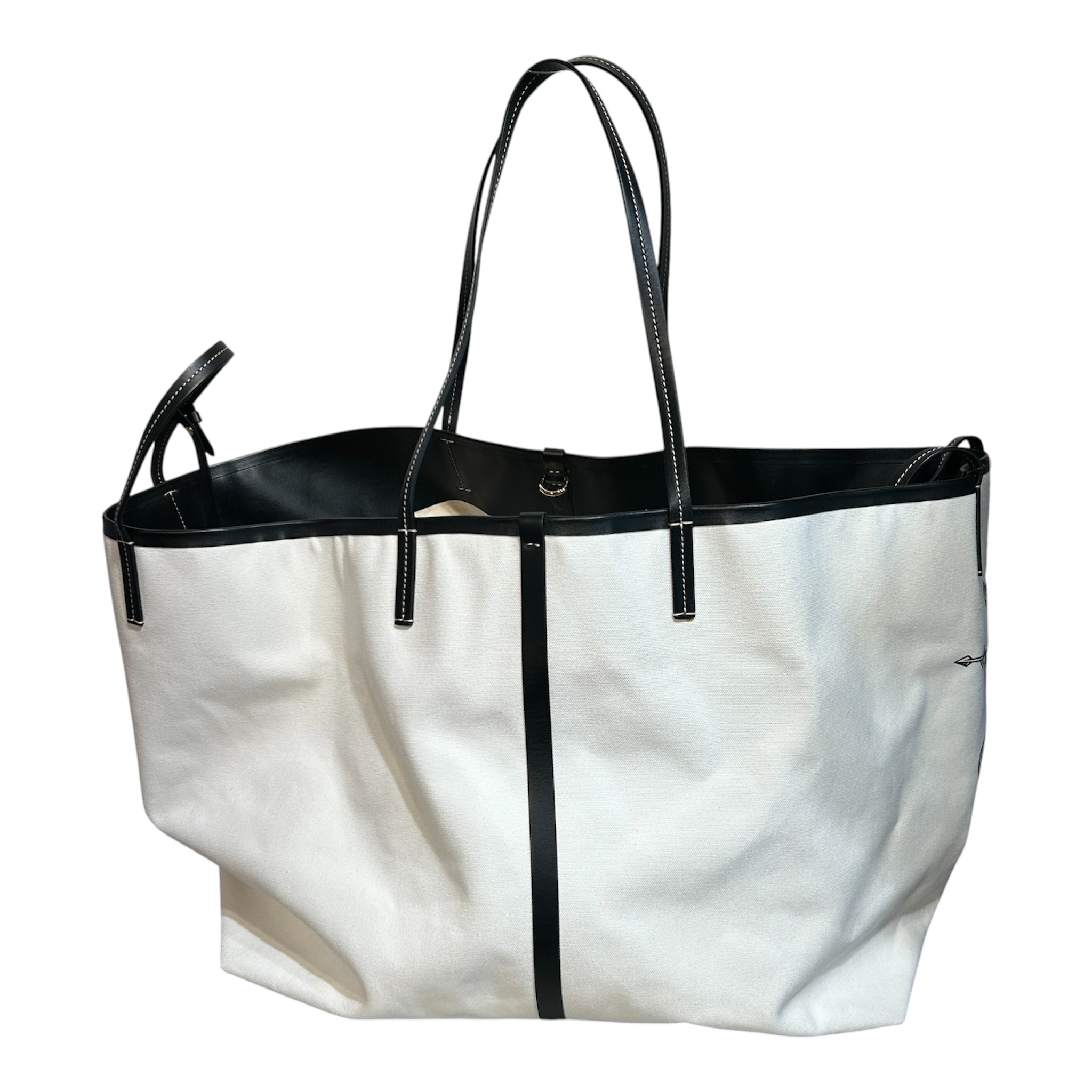 BURBERRY/Tote Bag/WHT/Mythical Alpabet view 2
