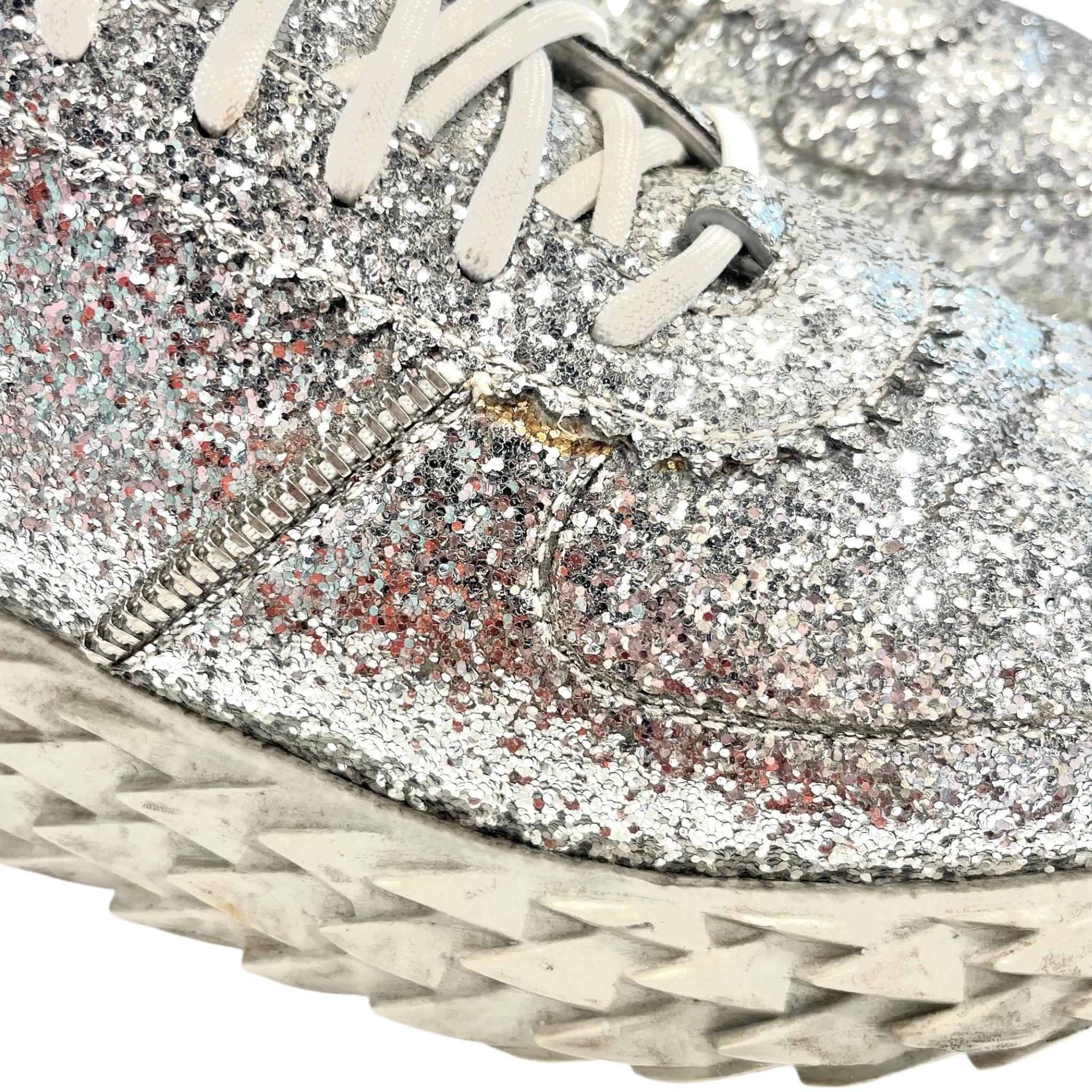 Giuseppe Zanotti/Low-Sneakers/US 10/Glitter/Acrylic/SLV/URCHIN SNEAKER view 4
