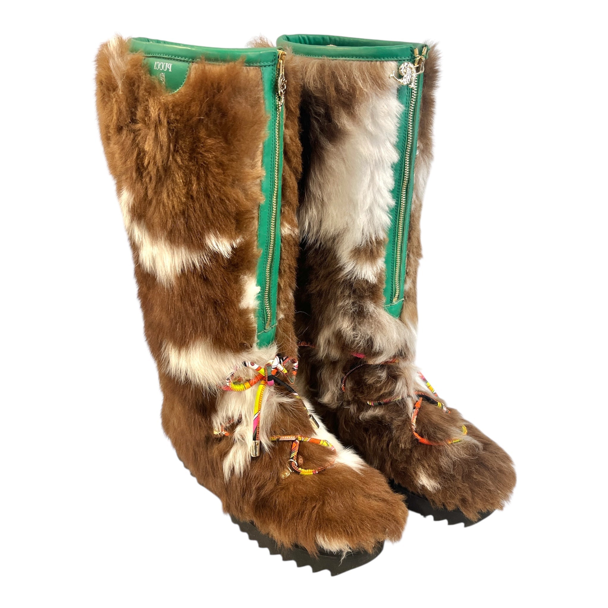 EMILIO PUCCI/Long Boots/EU 41/Fur/MLT/FREEZY SHEARLING view 1